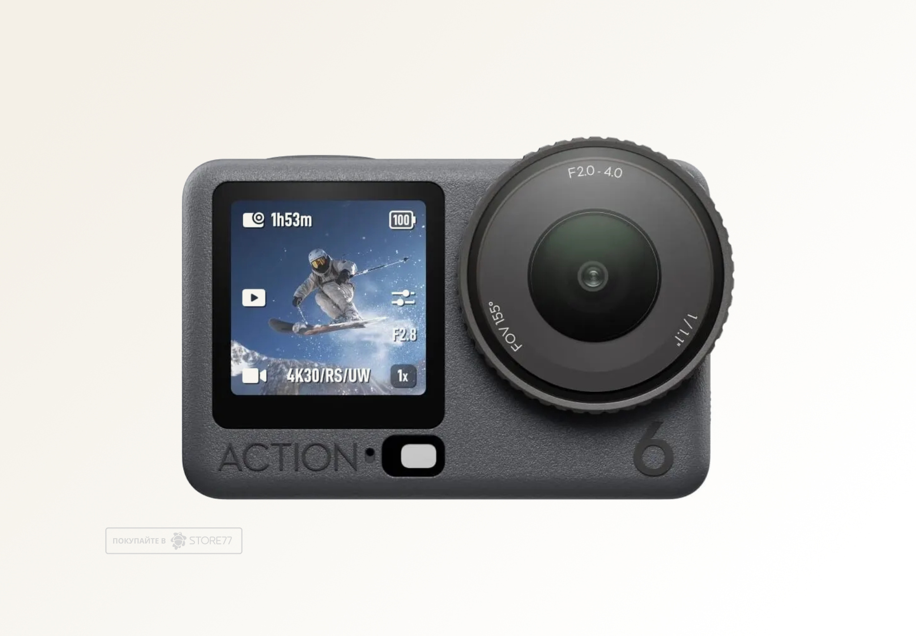 Экшн-камера DJI Osmo Action 6 Standart Combo, цвет: черный (Black)