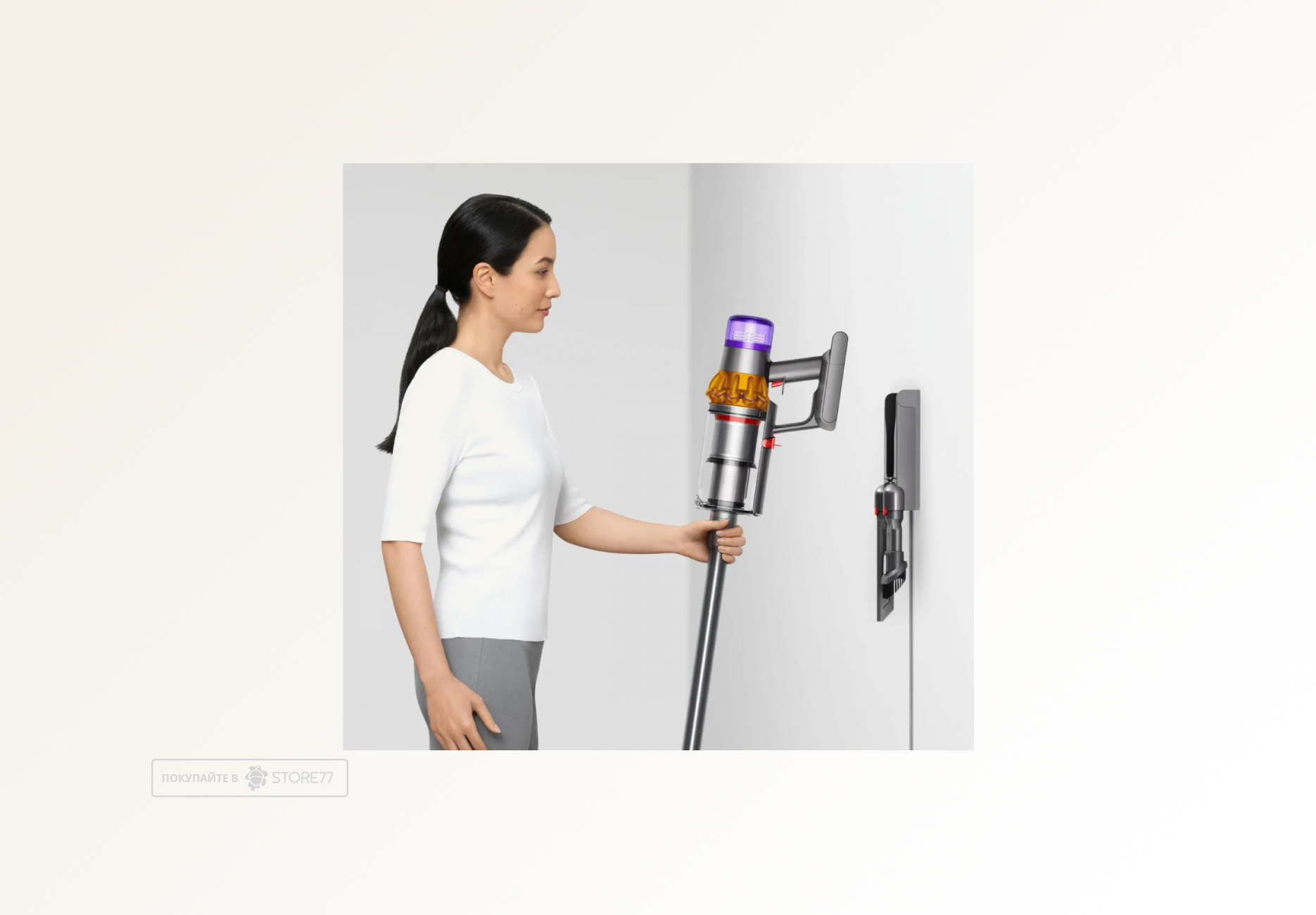 Беспроводной пылесос Dyson V15 Detect Absolute (Серый/Золотой)
