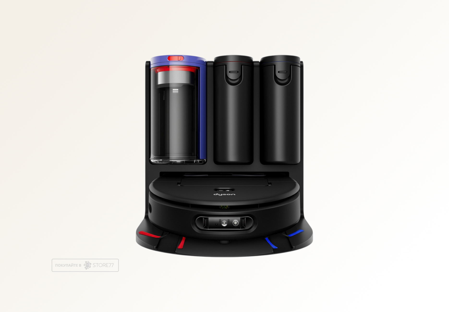 Робот-пылесос Dyson Spot+Scrub Ai, цвет: Черный/Синий (Black/Blue)