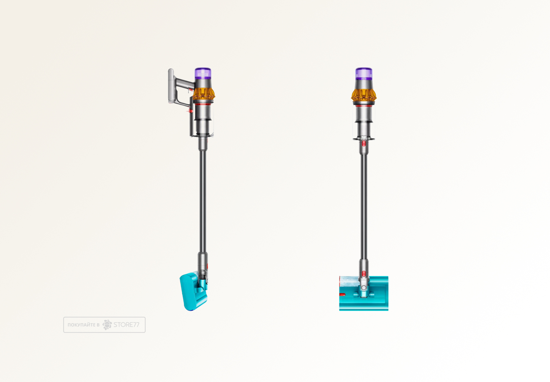 Беспроводной пылесос Dyson V15s Detect Submarine (Серый/Золотой)