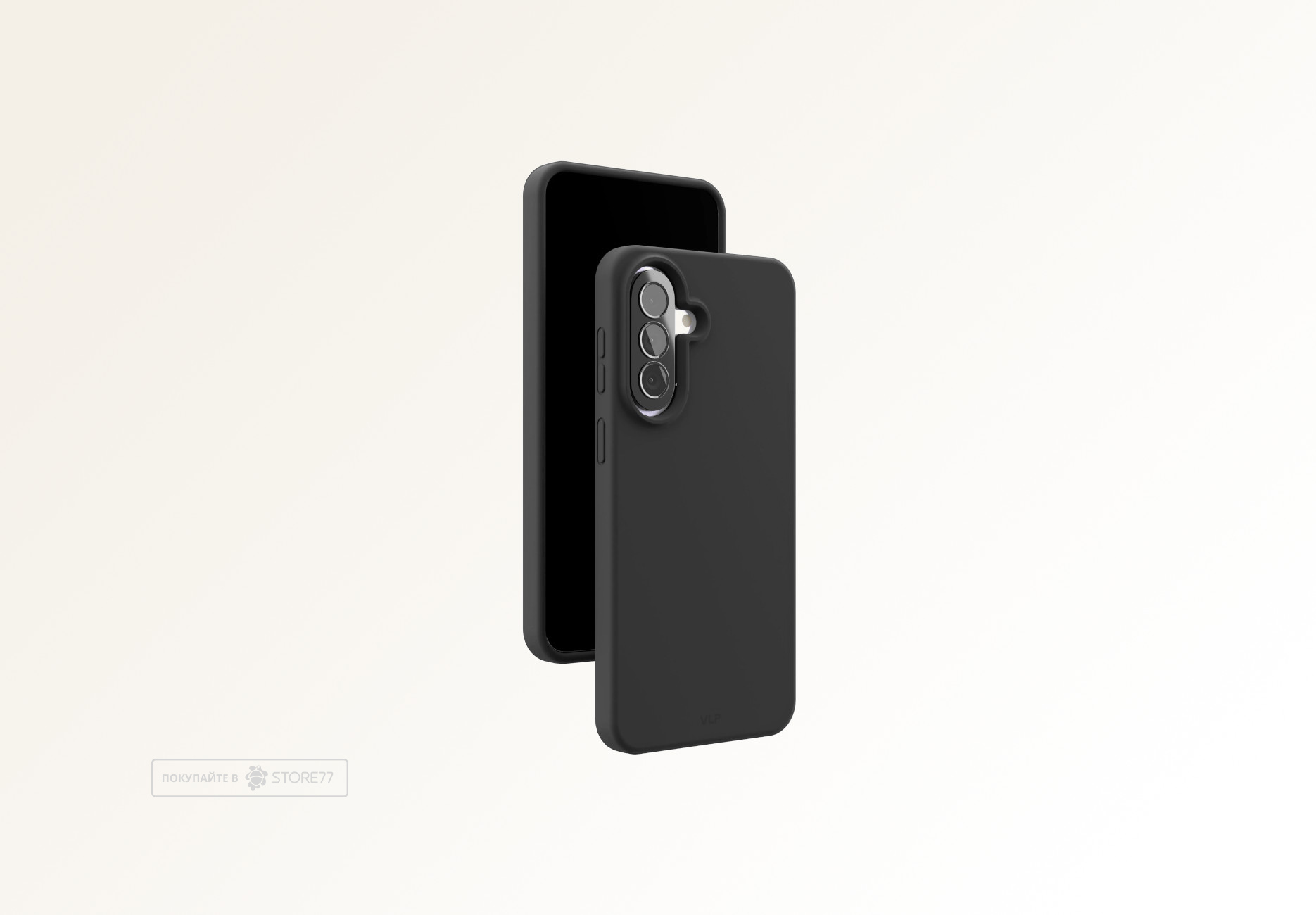 Чехол защитный VLP Aster Case для Samsung Galaxy A37 (Черный)