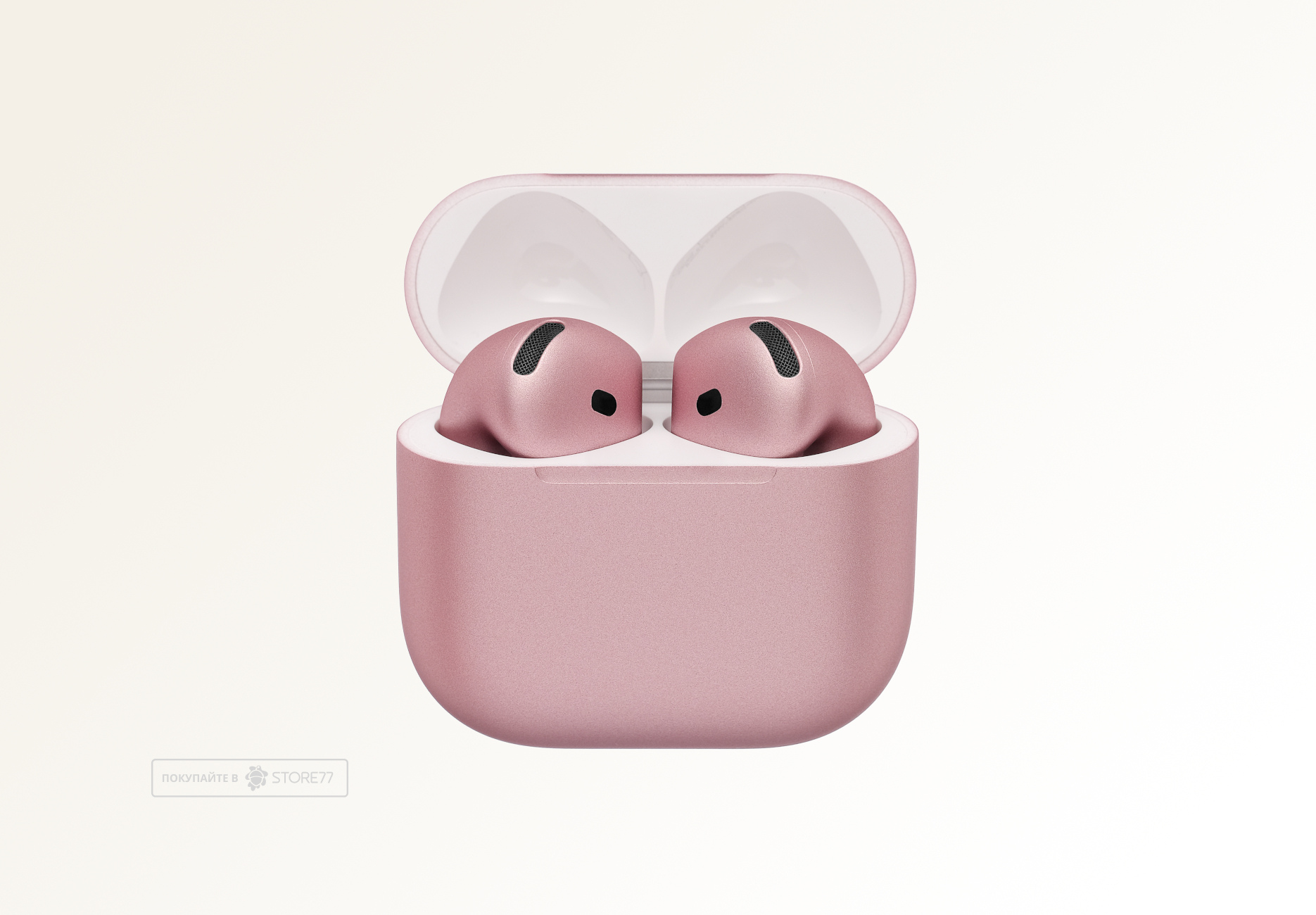 Беспроводные наушники Apple AirPods 4 с шумоподавлением (Розовое золото)