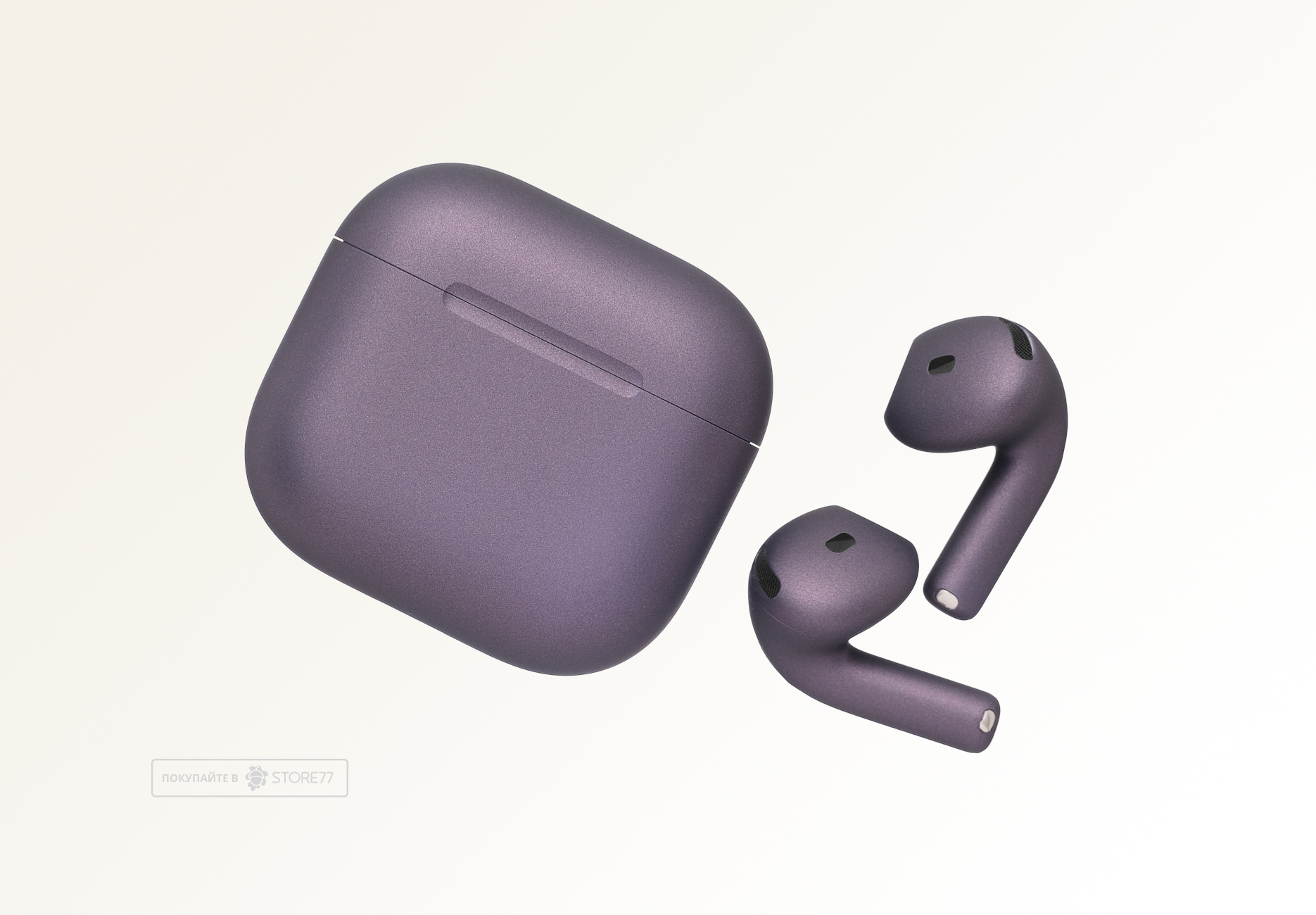 Беспроводные наушники Apple AirPods 4 с шумоподавлением (Глубокий фиолетовый)