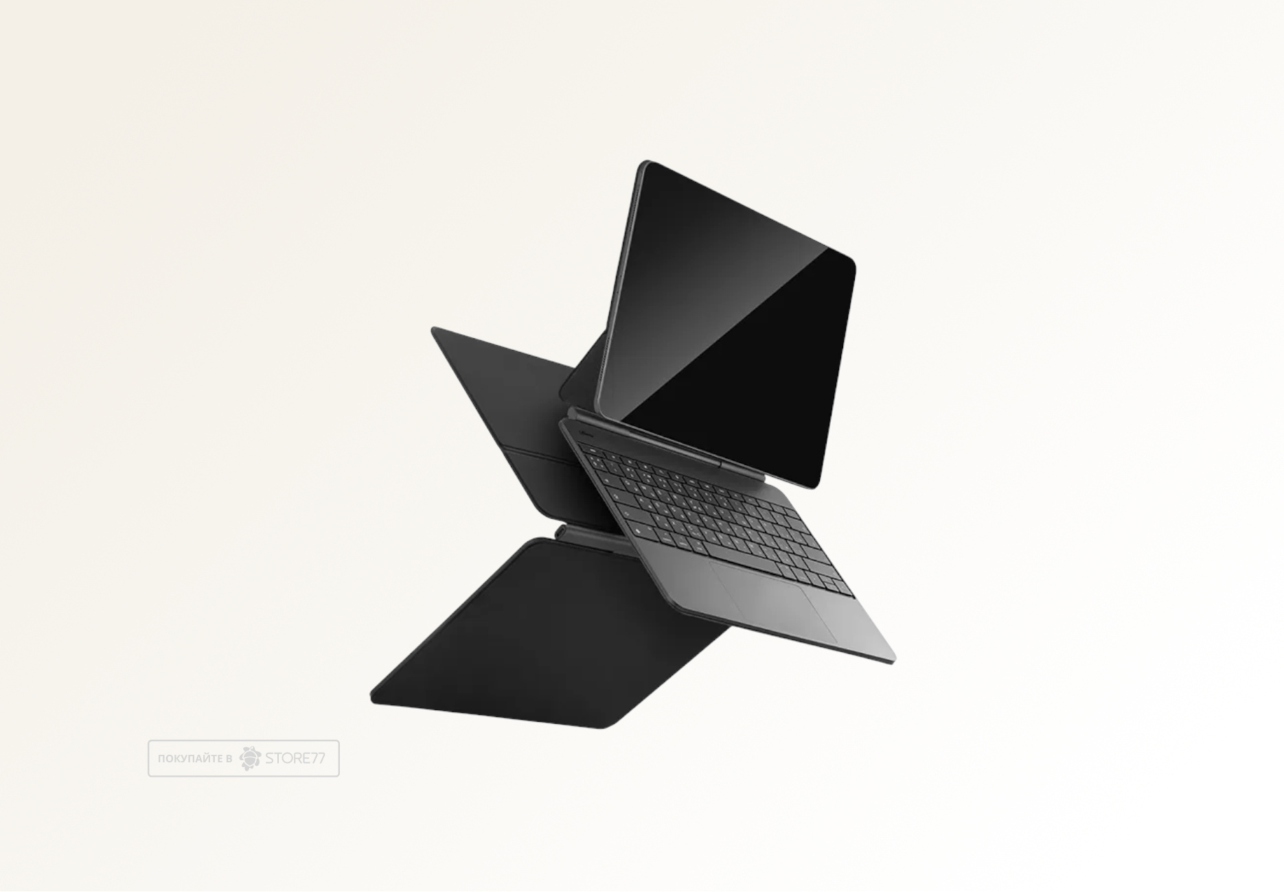 Чехол-клавиатура uBear FlexKey для iPad Pro 11" M4/M5 (Черная)