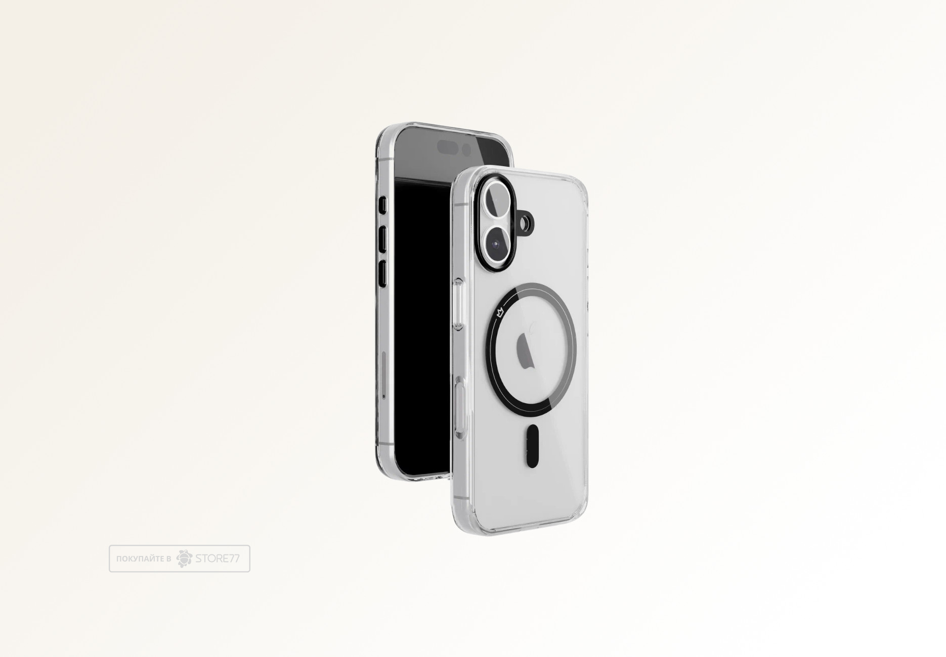 Чехол защитный VLP Diamond Case с поддержкой MagSafe для iPhone 16 (Черный)