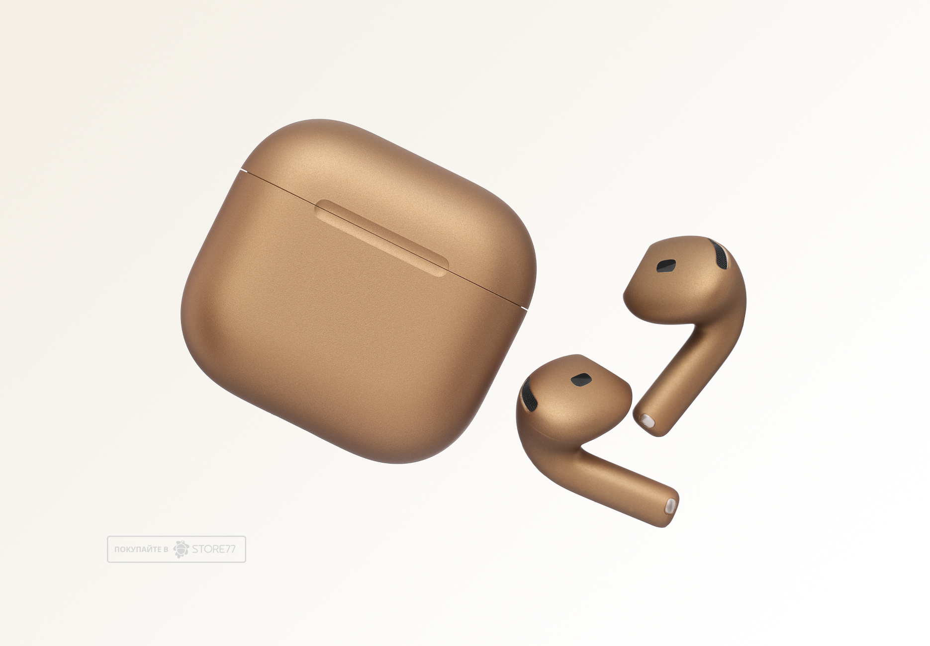 Беспроводные наушники Apple AirPods 4 с шумоподавлением (Золотой)