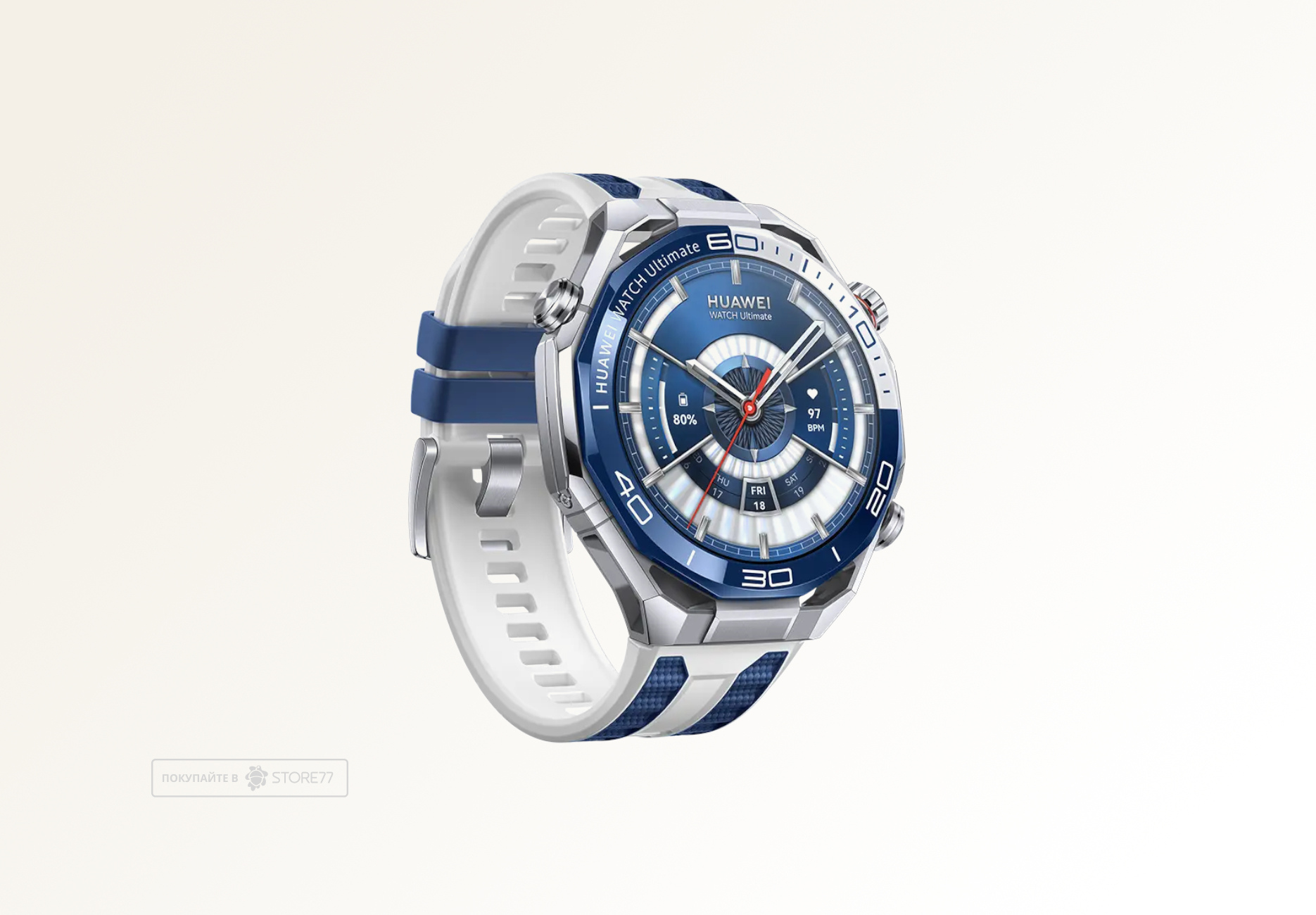 Умные часы Huawei Watch Ultimate 2 48 мм, цвет: сине-серый (Blue/Grey)