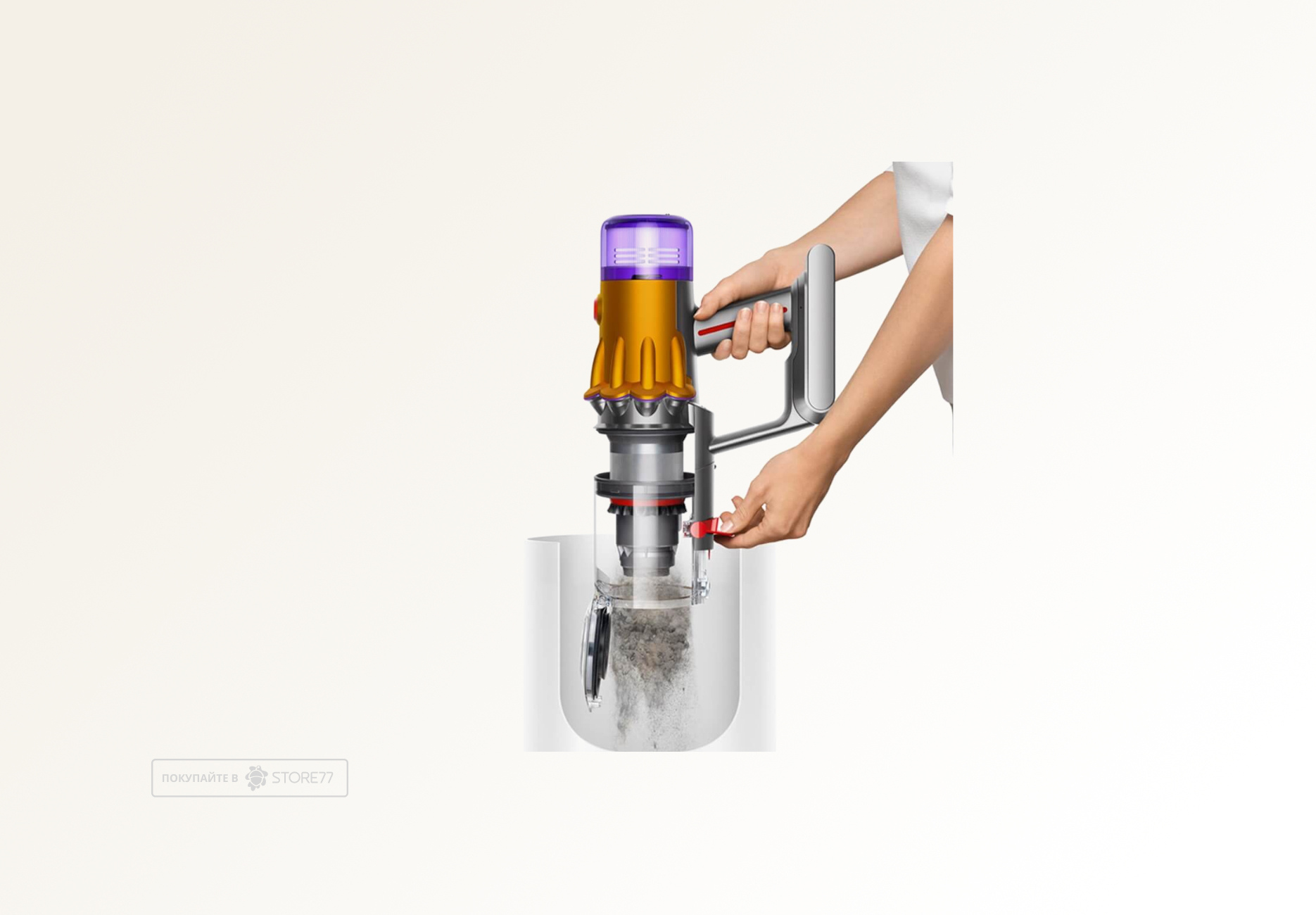 Беспроводной пылесос Dyson V12s Detect Slim Submarine (Серый/Золотой) Вилка EU