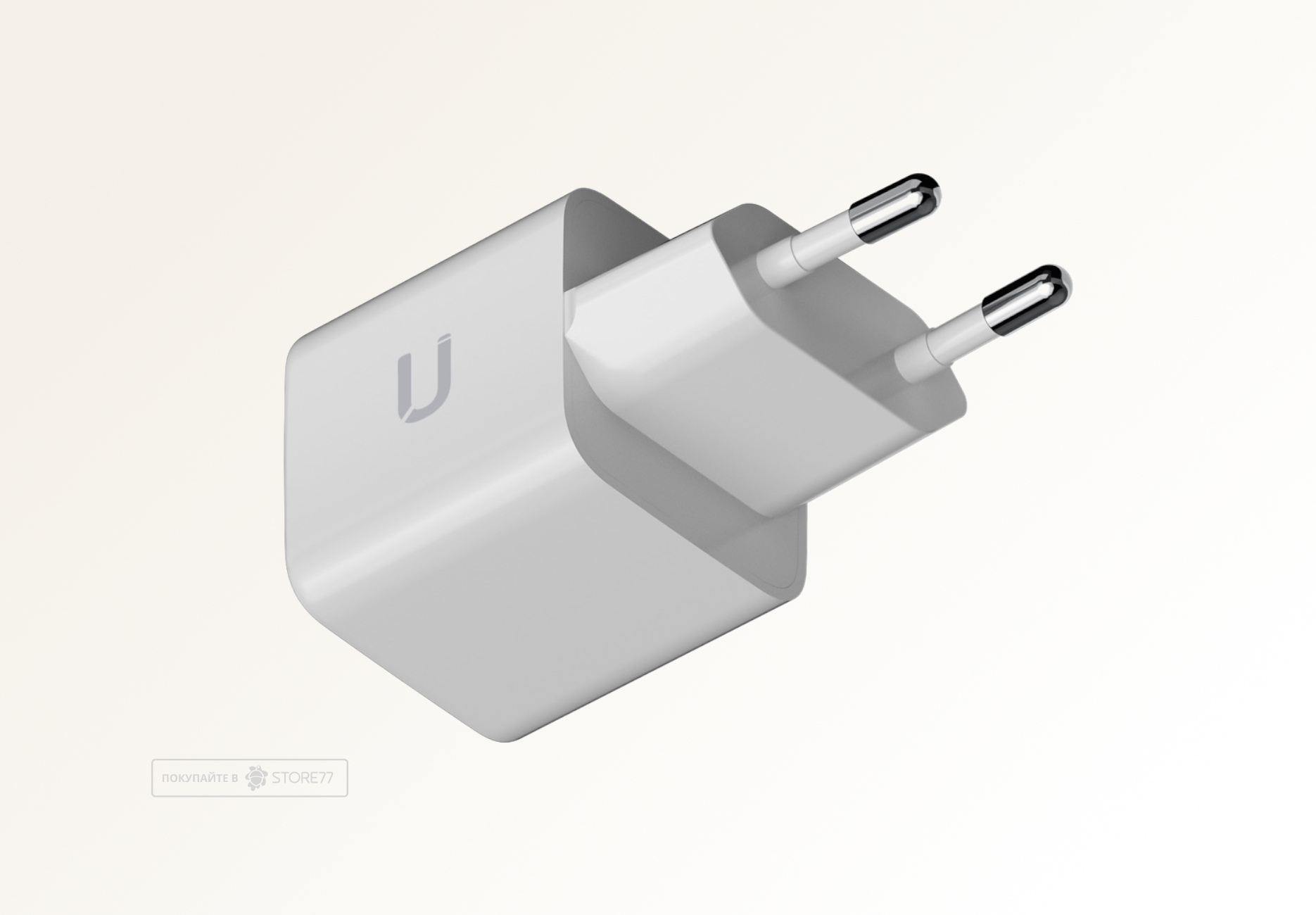 Сетевое зарядное устройство JUST USE 45 Вт GaN USB-С (Белое)