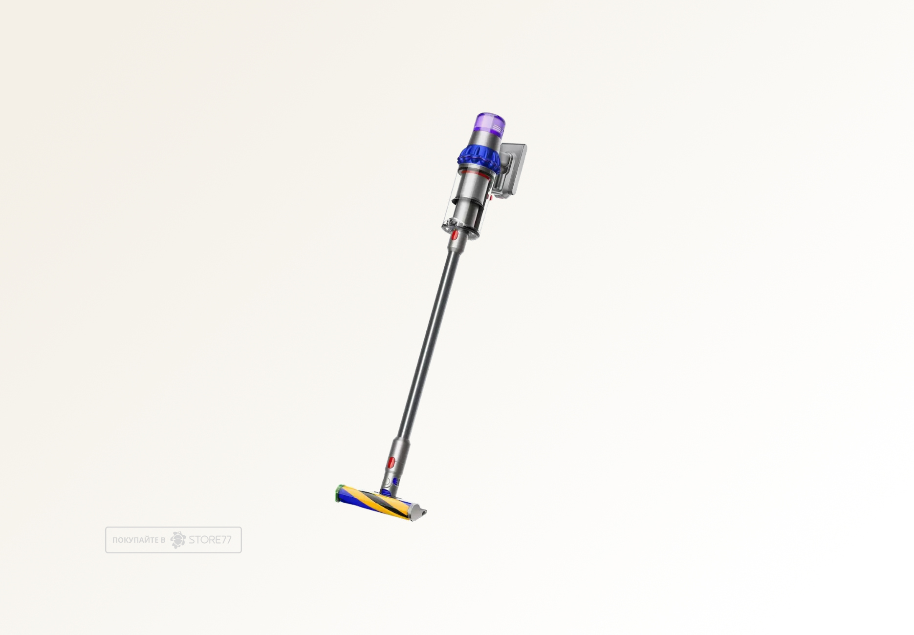 Беспроводной пылесос Dyson V15 Detect Fluffy (Серебристый/Синий)