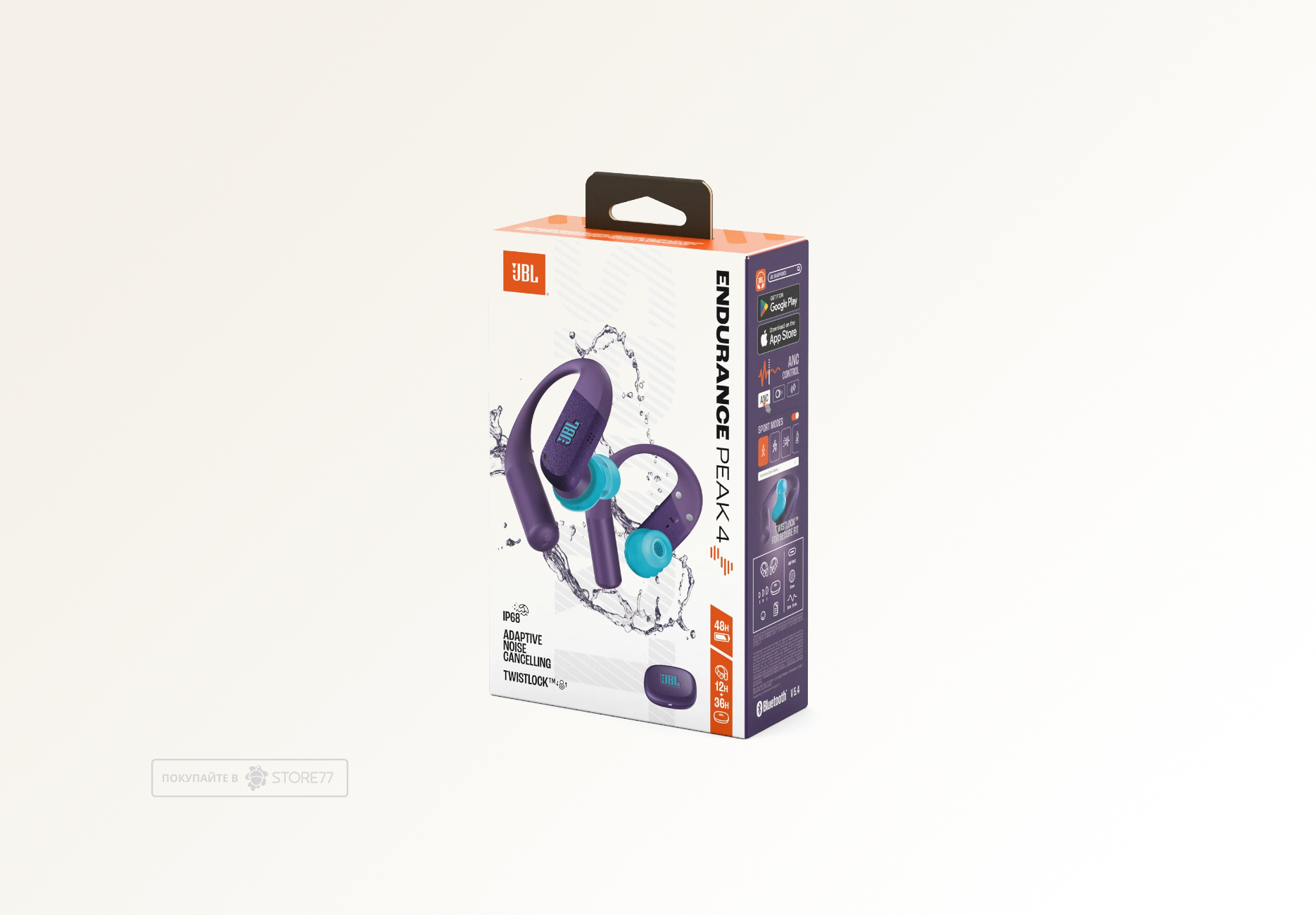 Беспроводные наушники JBL Endurance Peak 4 (Пурпурный)