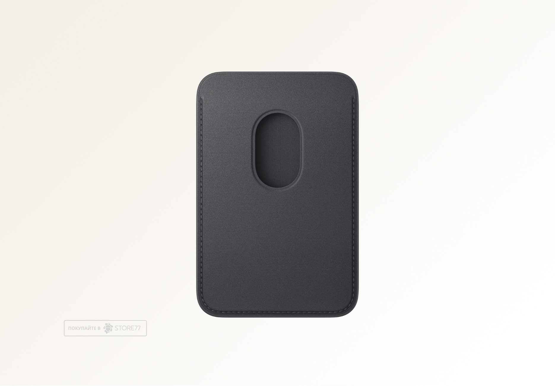 Картхолдер Apple с поддержкой MagSafe цвет: черный (Black)