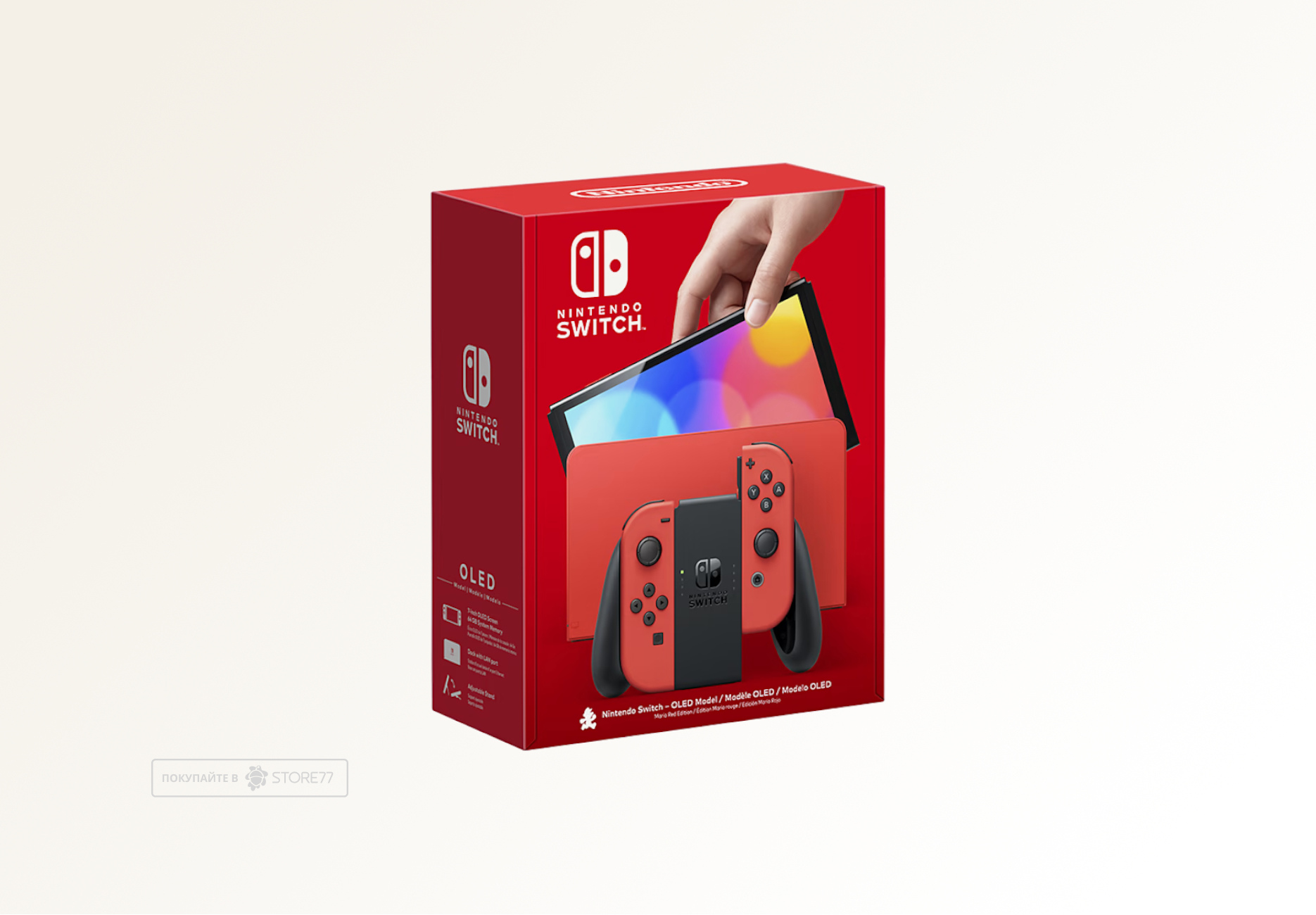 Игровая приставка Nintendo Switch OLED (Mario Red)