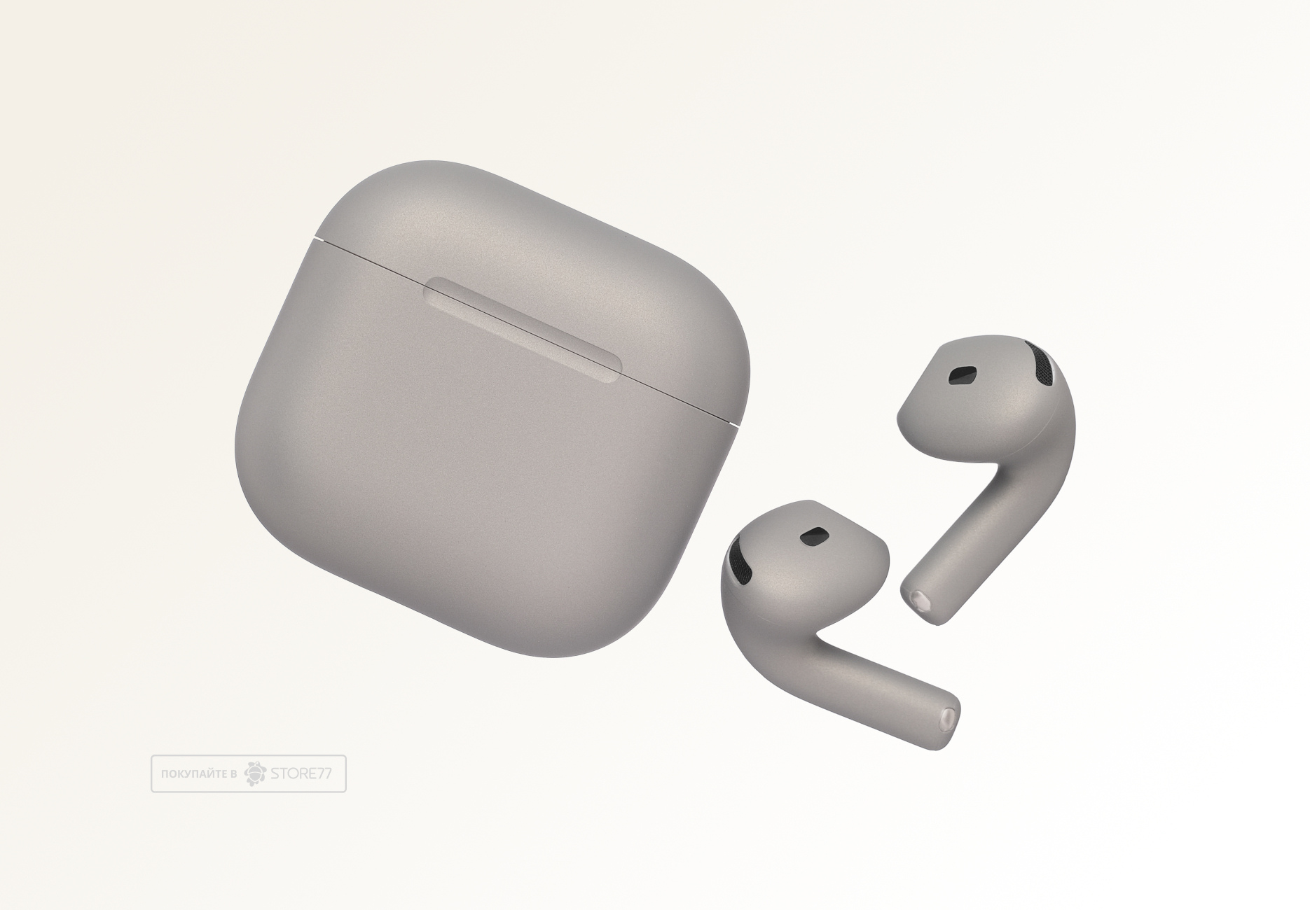 Беспроводные наушники Apple AirPods 4 с шумоподавлением (Натуральный титан)