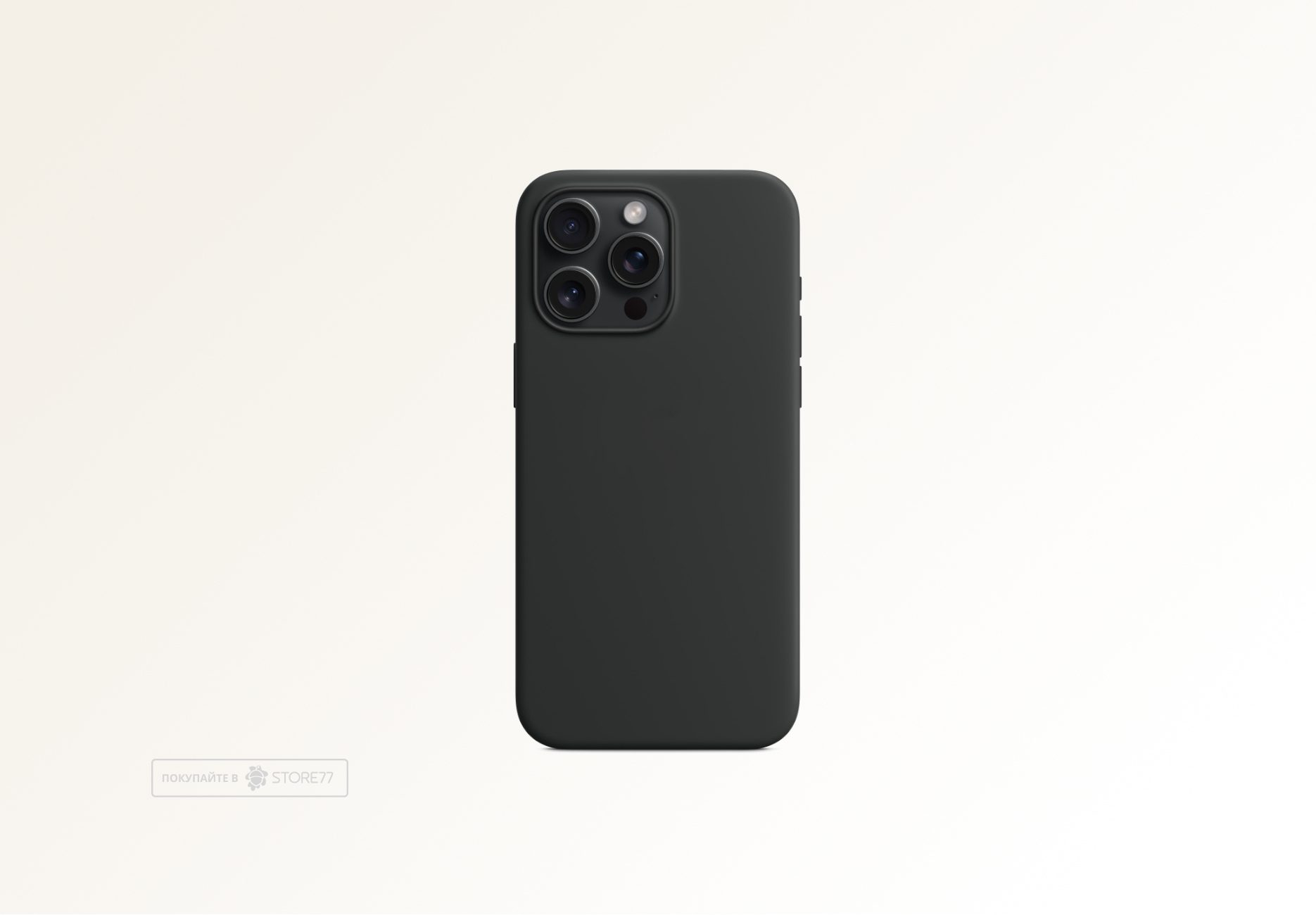 Чехол Тор силиконовый для iPhone 15 Pro (Черный)