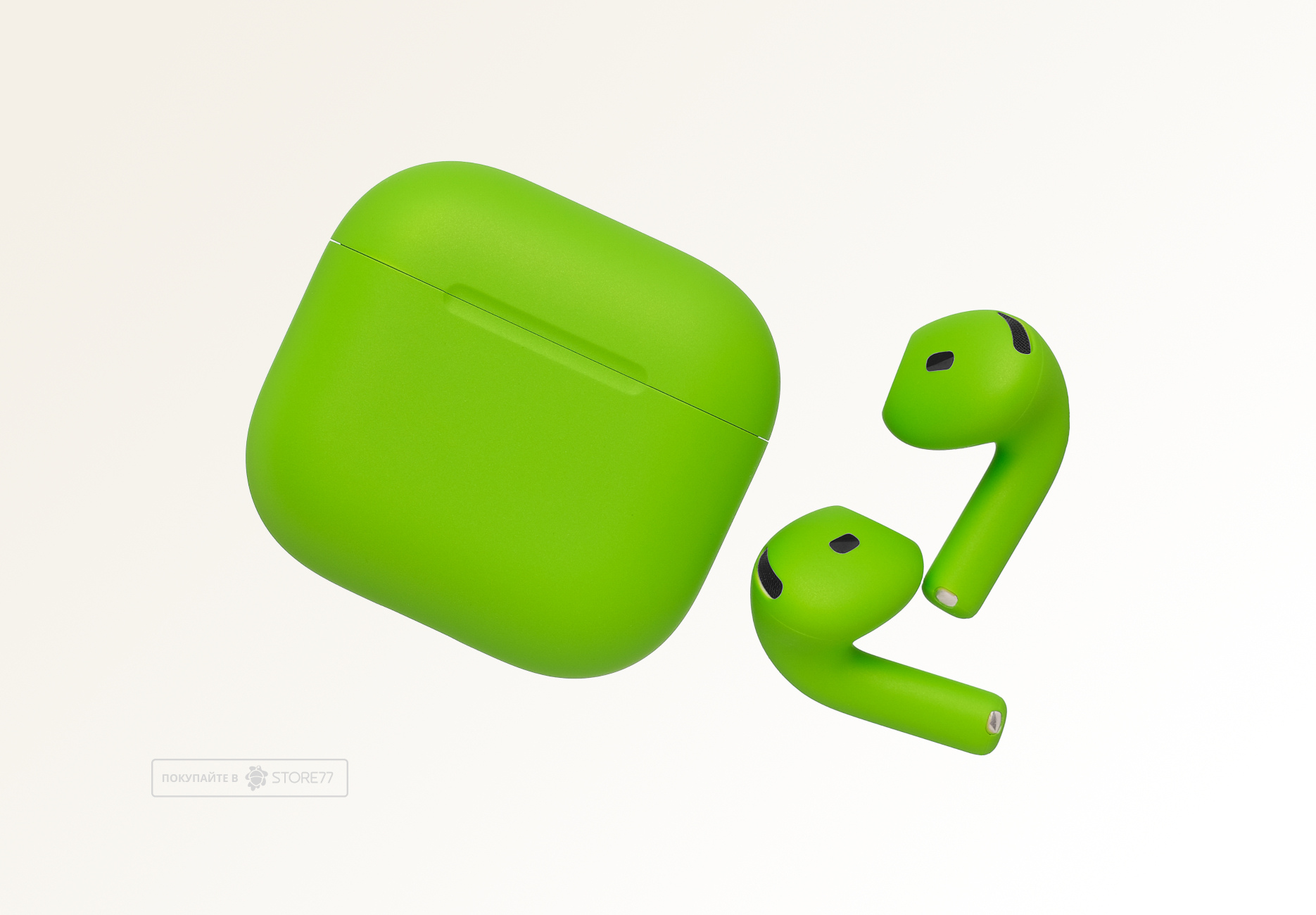 Беспроводные наушники Apple AirPods 4 с шумоподавлением (Салатовый)