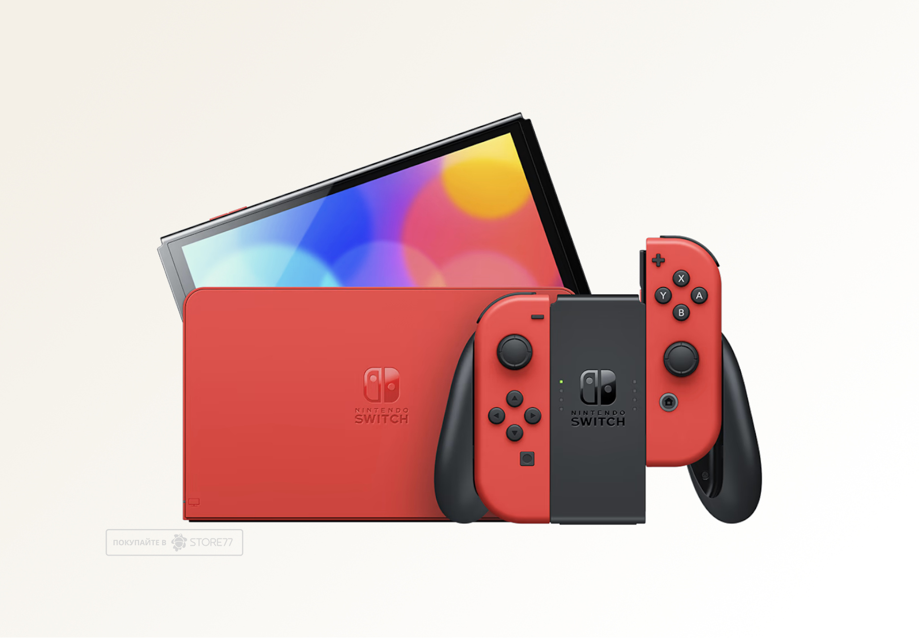 Игровая приставка Nintendo Switch OLED (Mario Red)