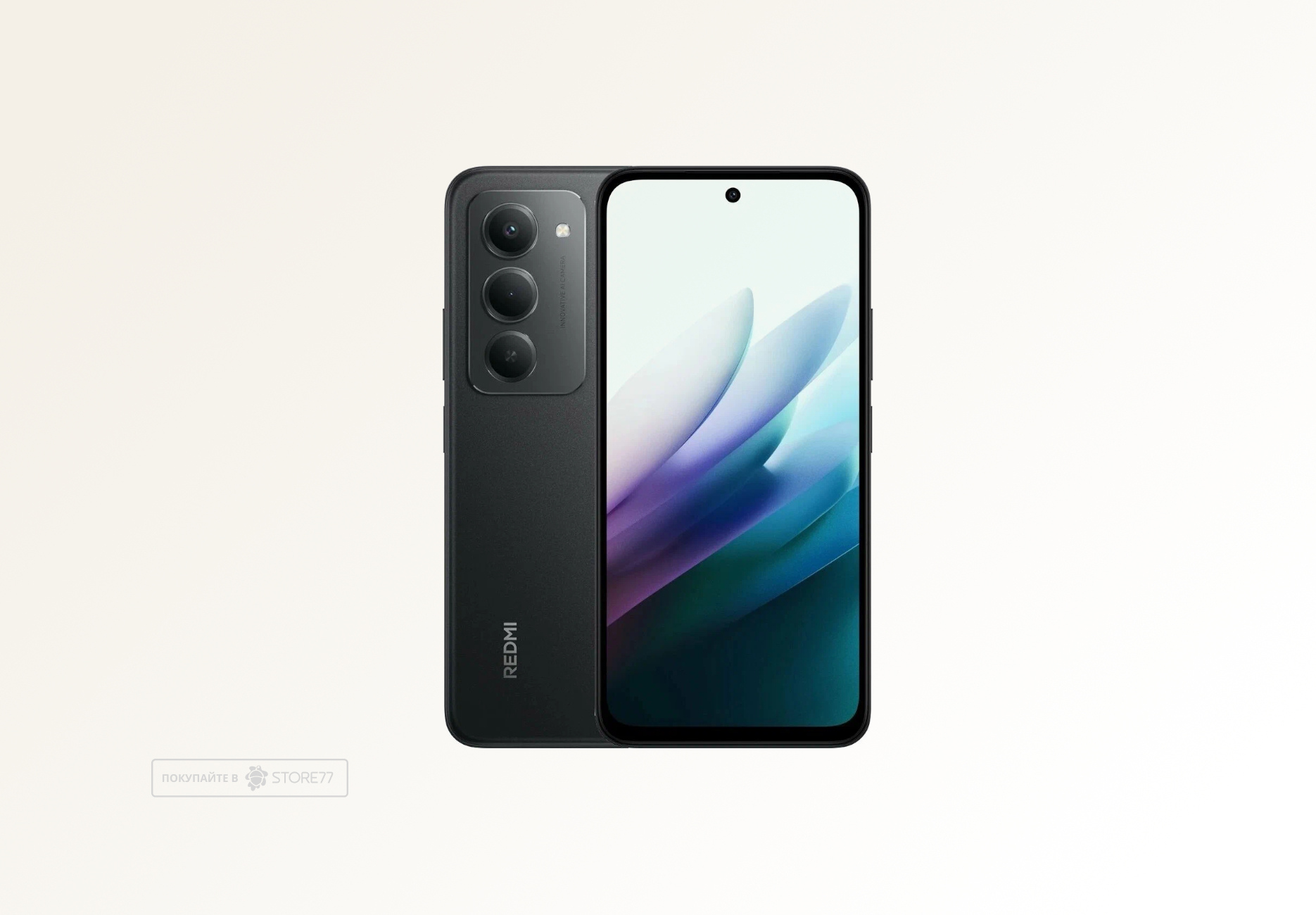 Телефон Xiaomi Redmi 15 8/256 ГБ, цвет: полуночно-черный (Midnight Black)
