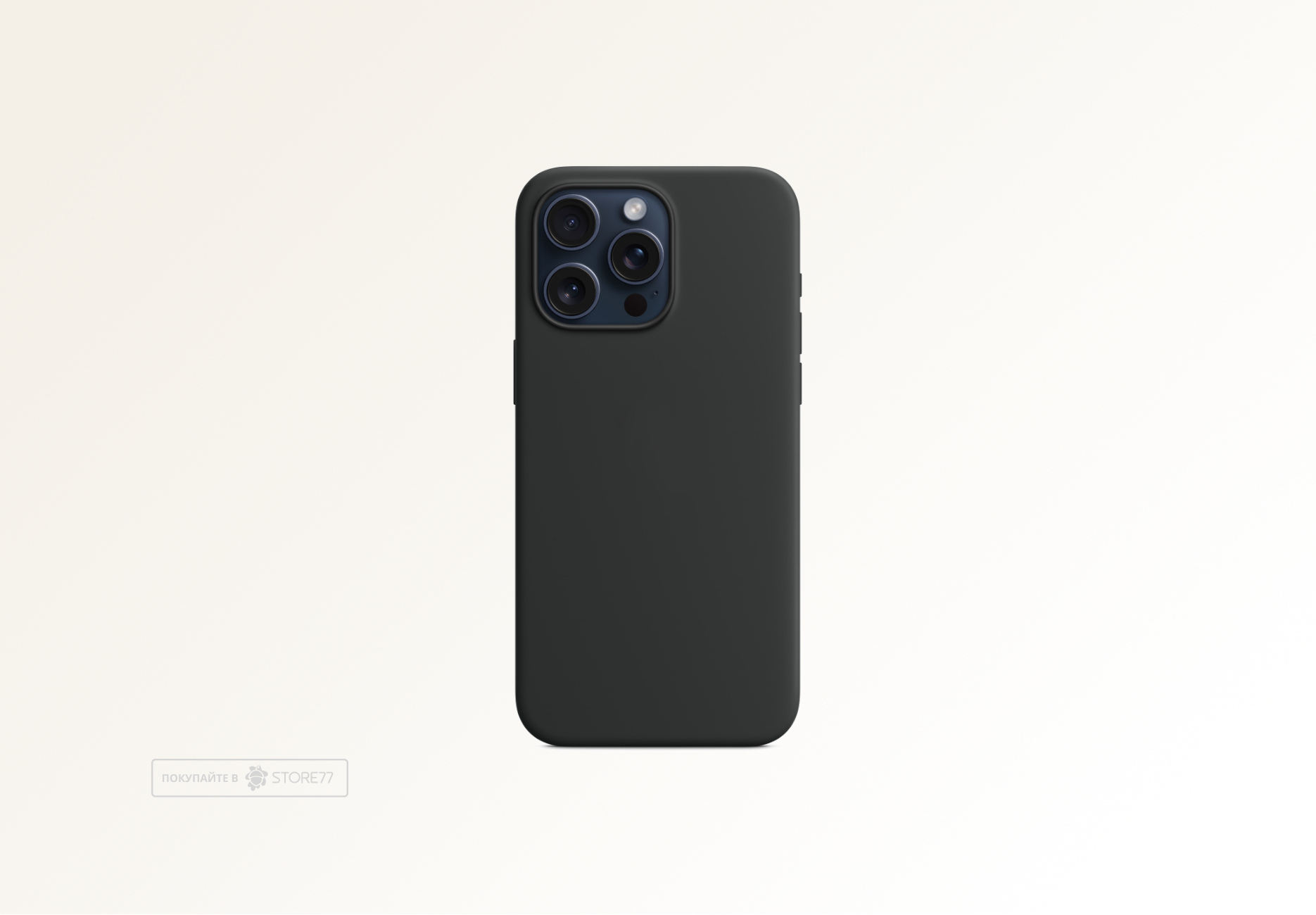 Чехол Тор силиконовый для iPhone 15 Pro (Черный)