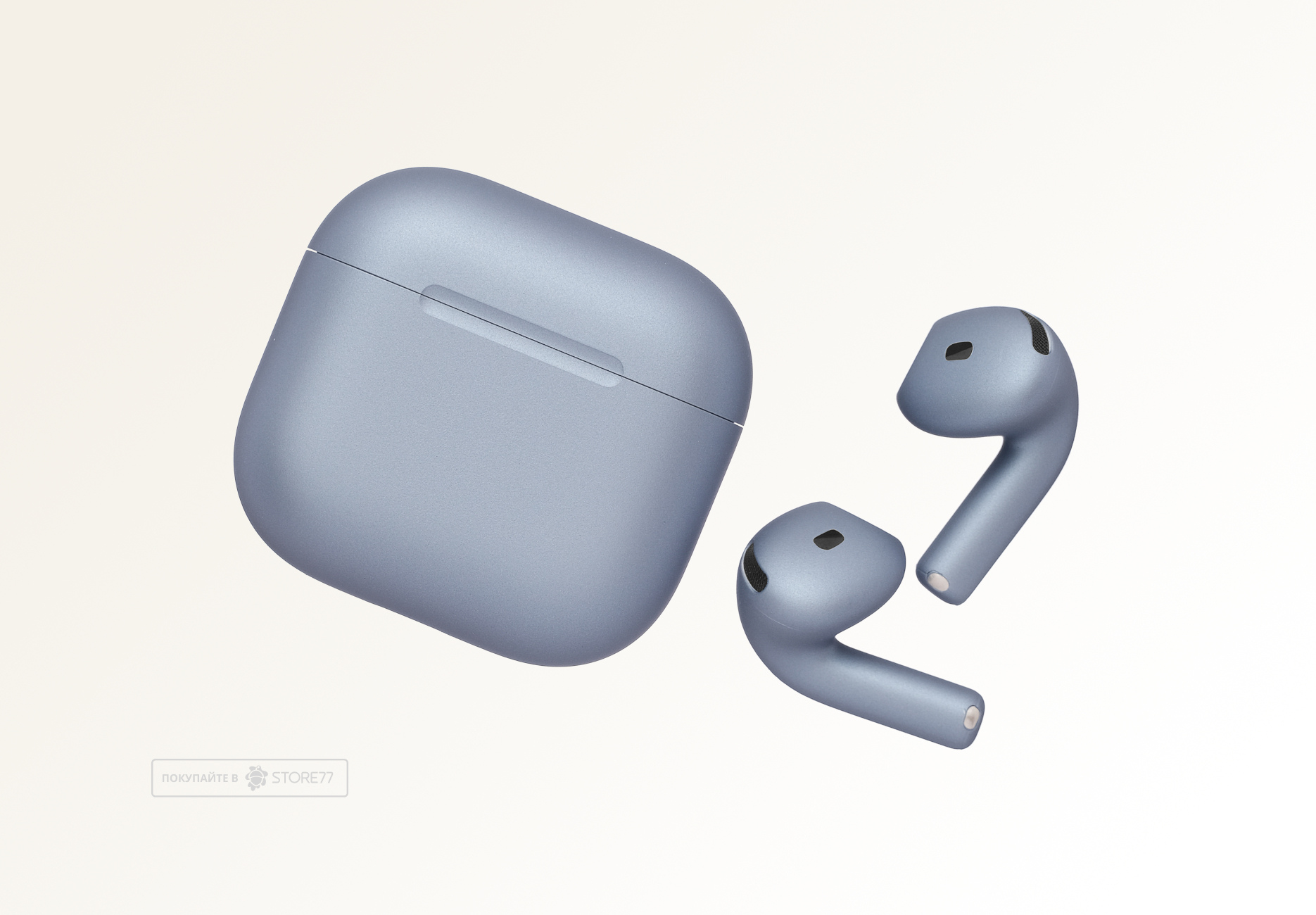 Беспроводные наушники Apple AirPods 4 (Темно-голубой)
