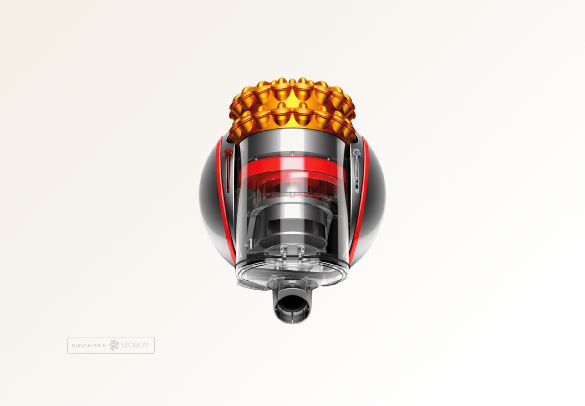 Пылесос Dyson Big Ball Multifloor 2, цвет: серебристый/желтый (Iron/Sprayed Yellow) вилка EU