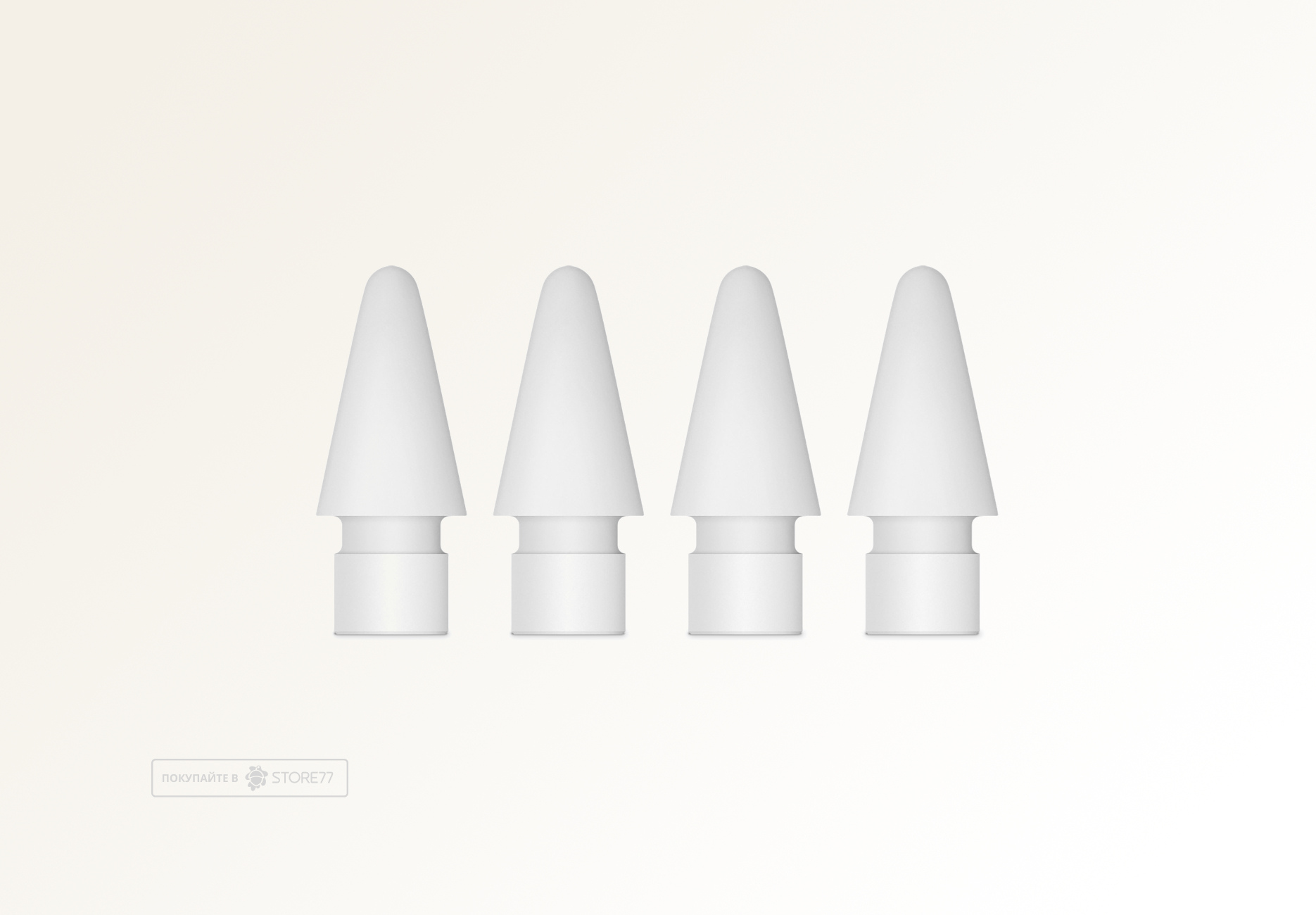 Наконечники Apple Tips для Apple Pencil, 4 шт. (Белый)