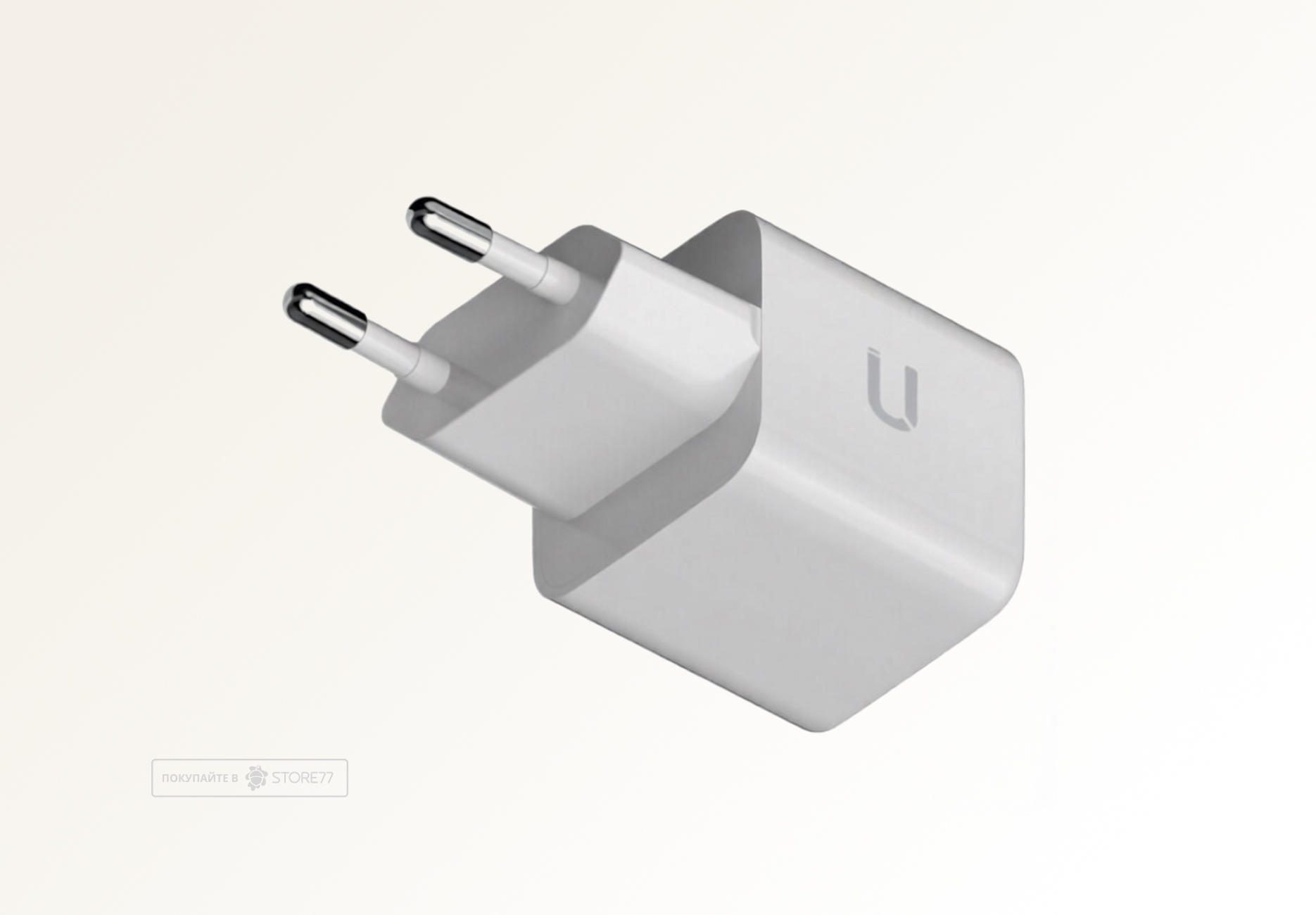 Сетевое зарядное устройство JUST USE 30 Вт GaN USB-С (Белое)