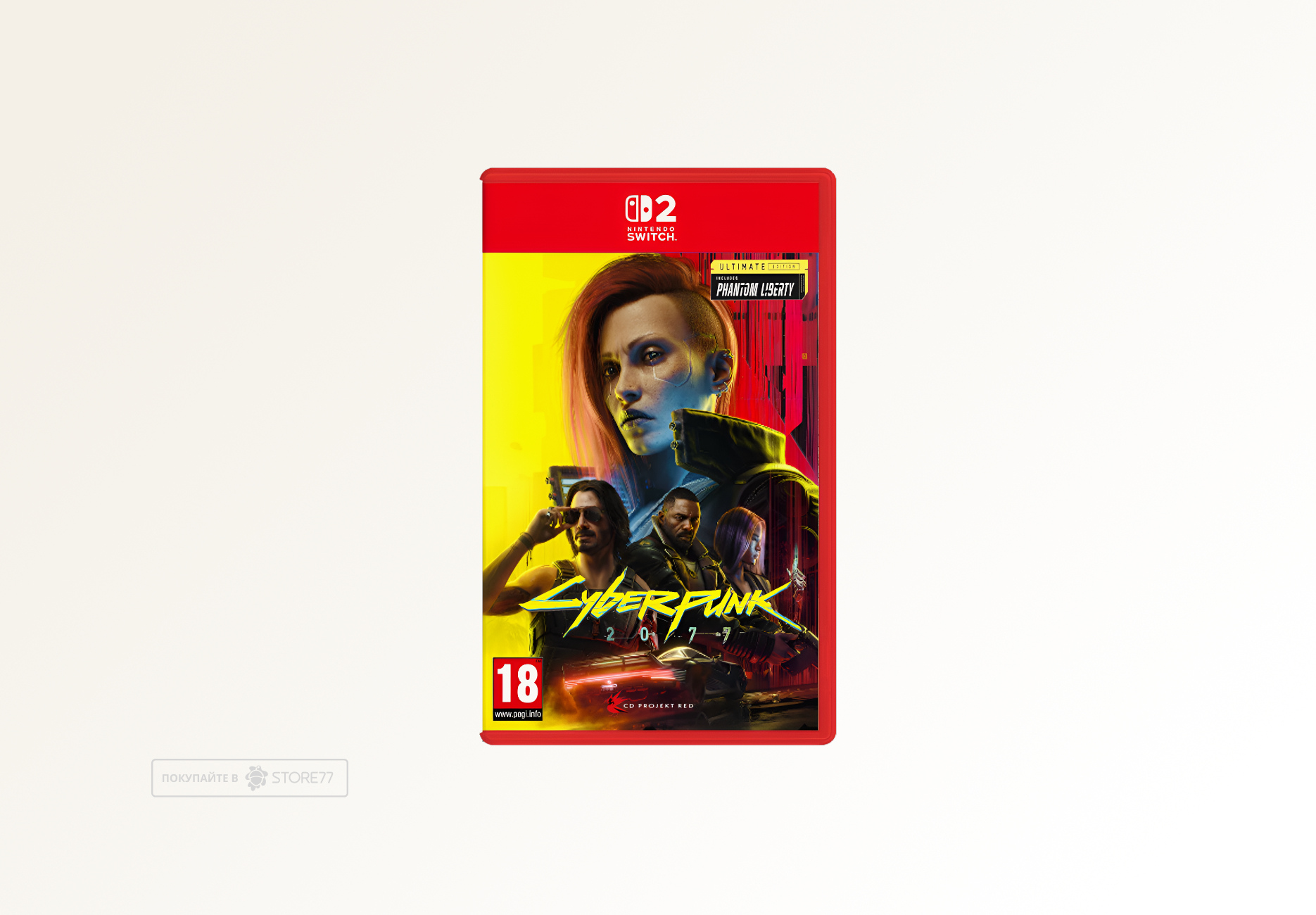 Игра Cyberpunk 2077: Ultimate Edition для Nintendo Switch 2, русские субтитры