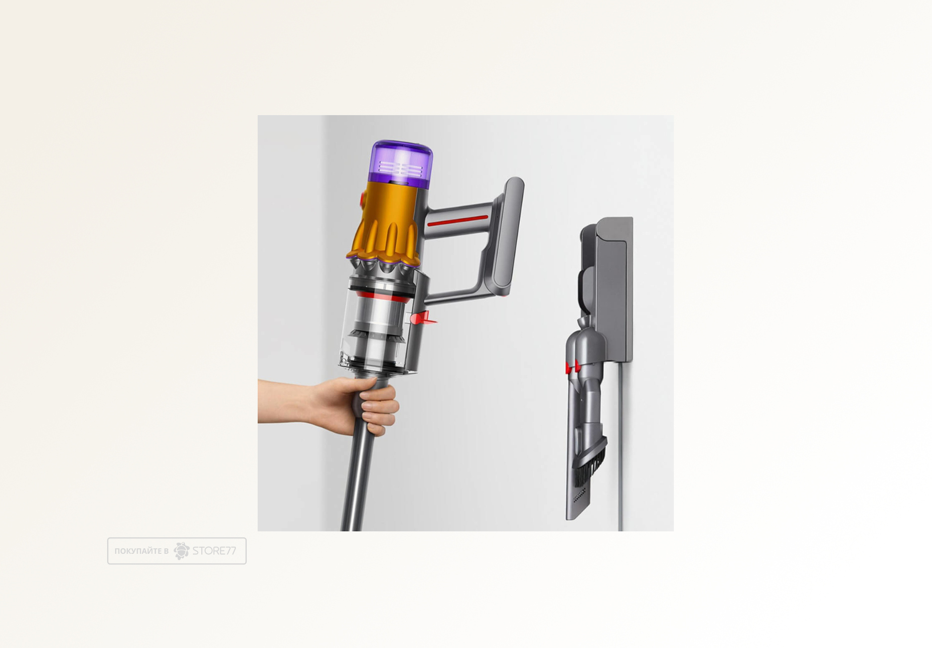 Беспроводной пылесос Dyson V12s Detect Slim Submarine (Серый/Золотой)