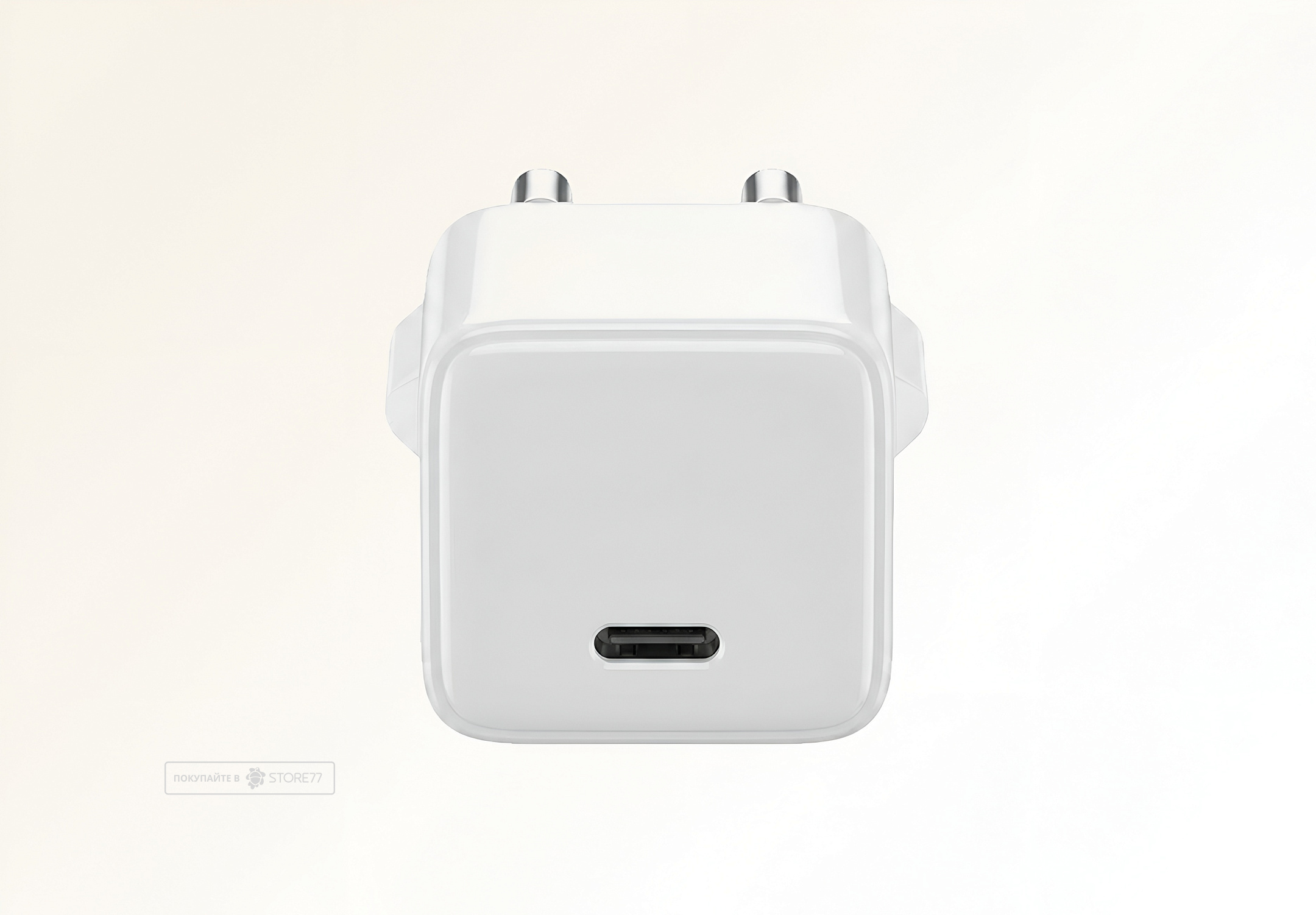 Сетевое зарядное устройство JUST USE 45 Вт GaN USB-С (Белое)