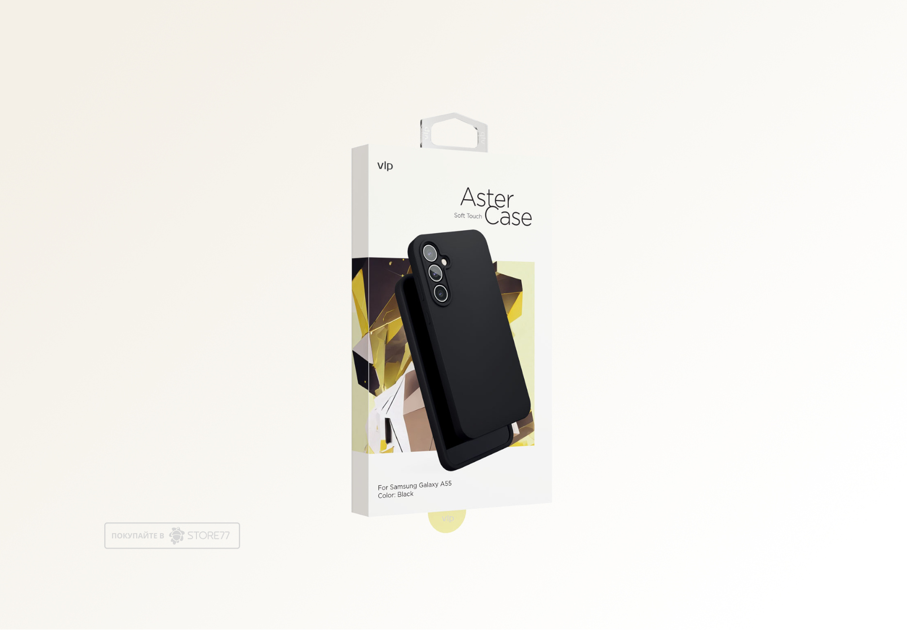 Чехол защитный VLP Aster Case для Samsung Galaxy A55 (Черный)