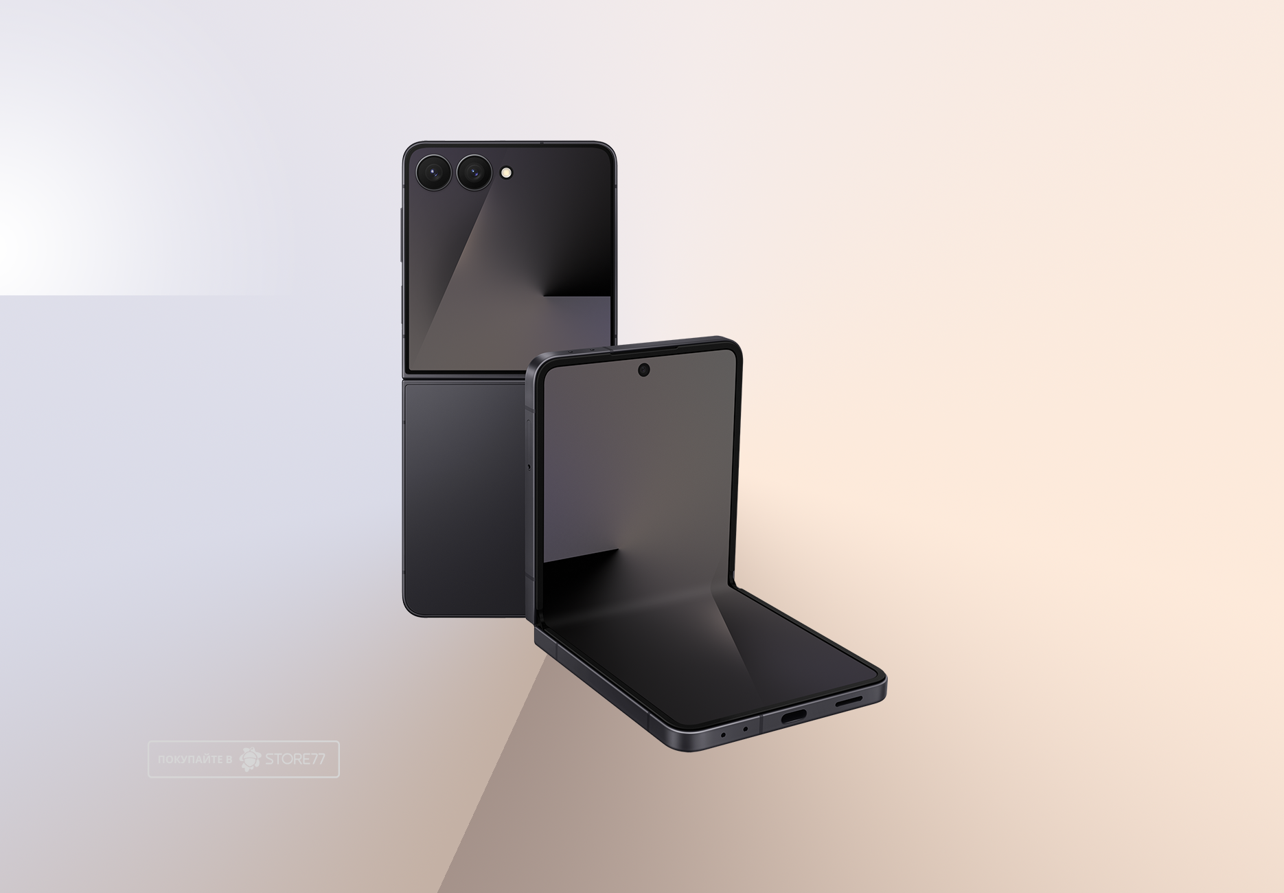 Телефон Samsung Galaxy Z Flip7 12/256 ГБ, цвет: угольно-черный (Jetblack)