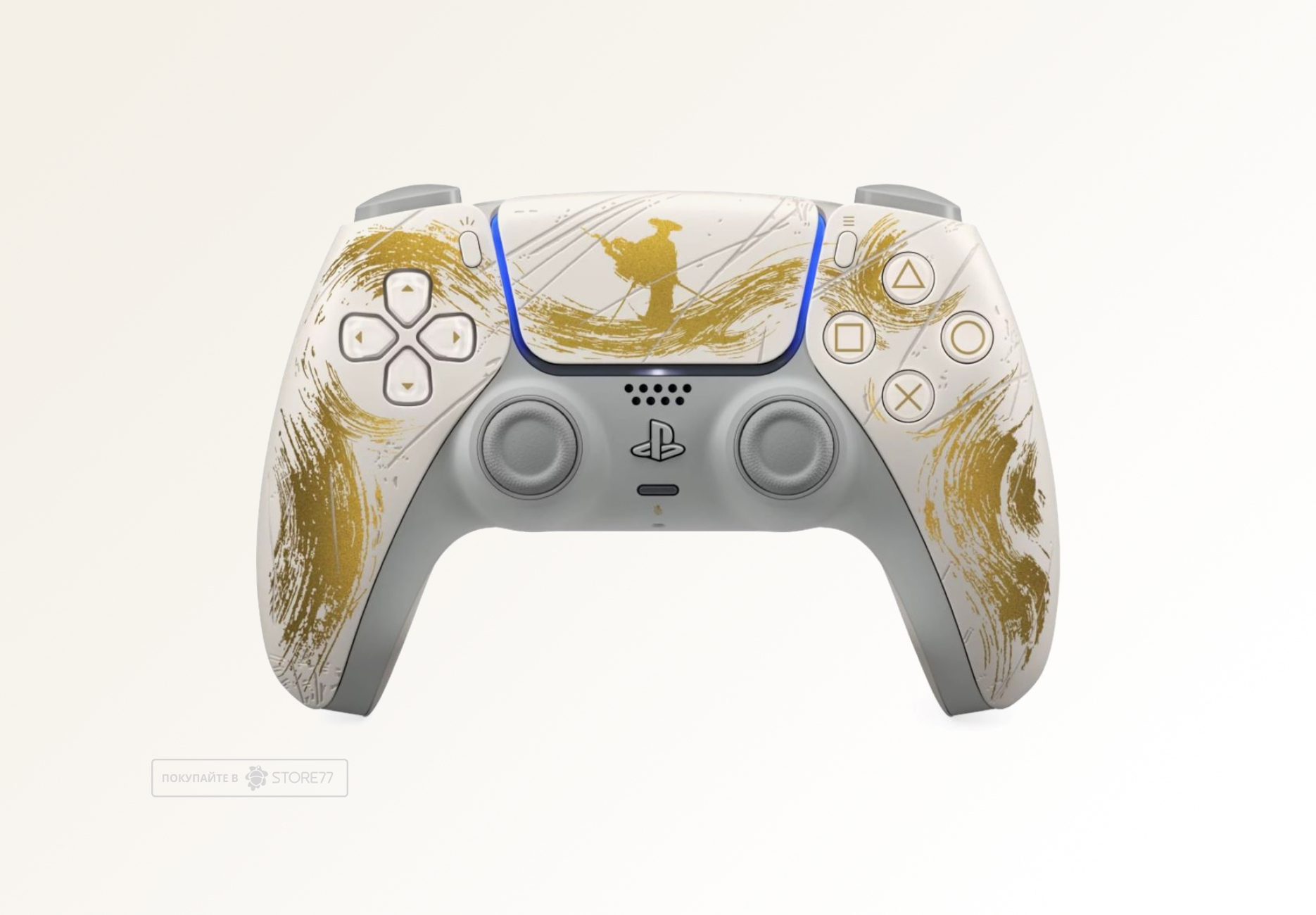 Геймпад Sony DualSense Ghost of Yotei для PlayStation 5 (PS5) цвет: золотой, лимитированное издание