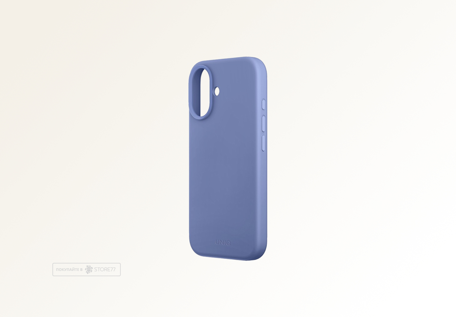 Чехол Uniq LINO Pearl для iPhone 16 с поддержкой MagSafe (Синий)