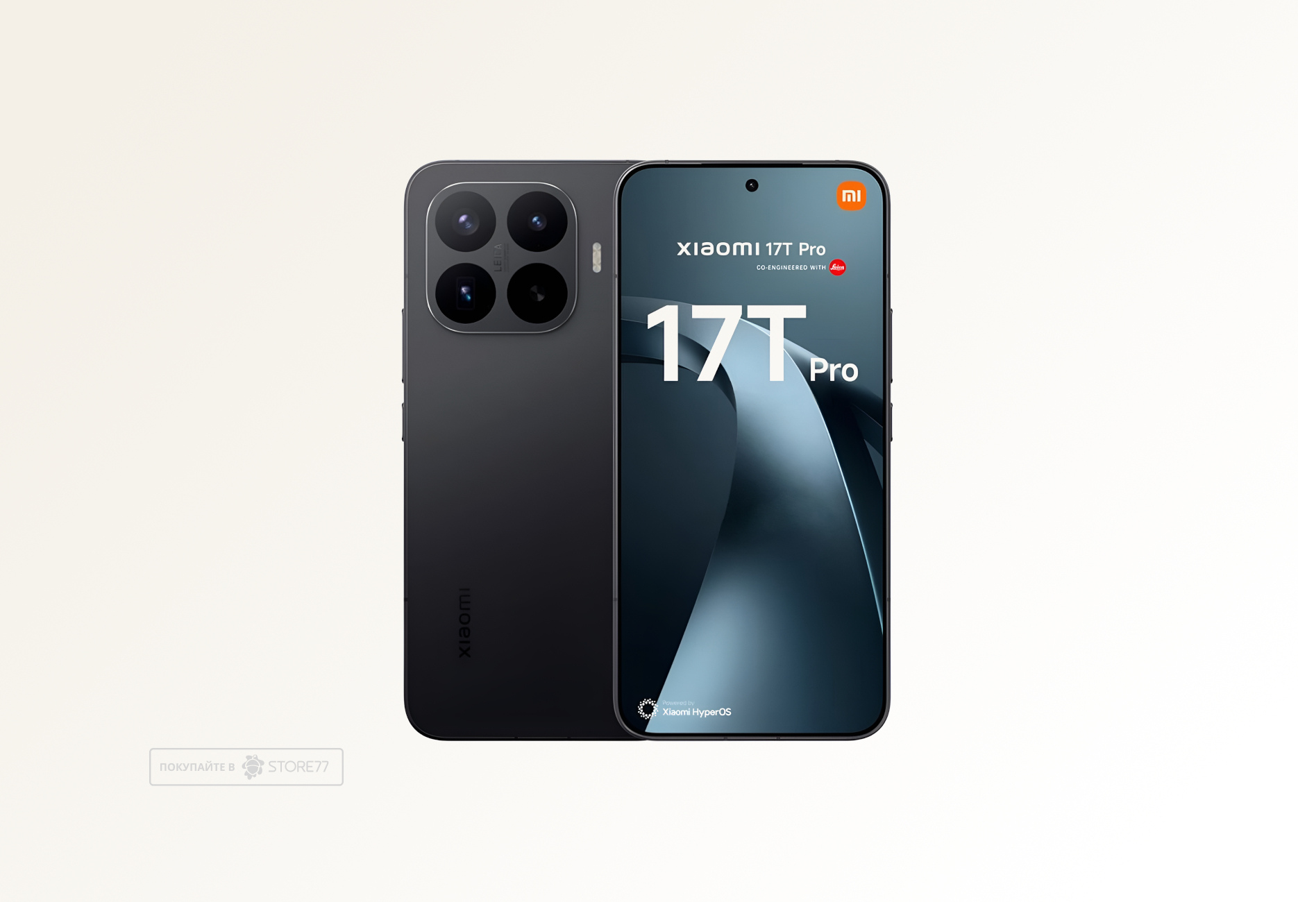 Телефон Xiaomi 17T Pro 12/1 ТБ, цвет: черный (Black)