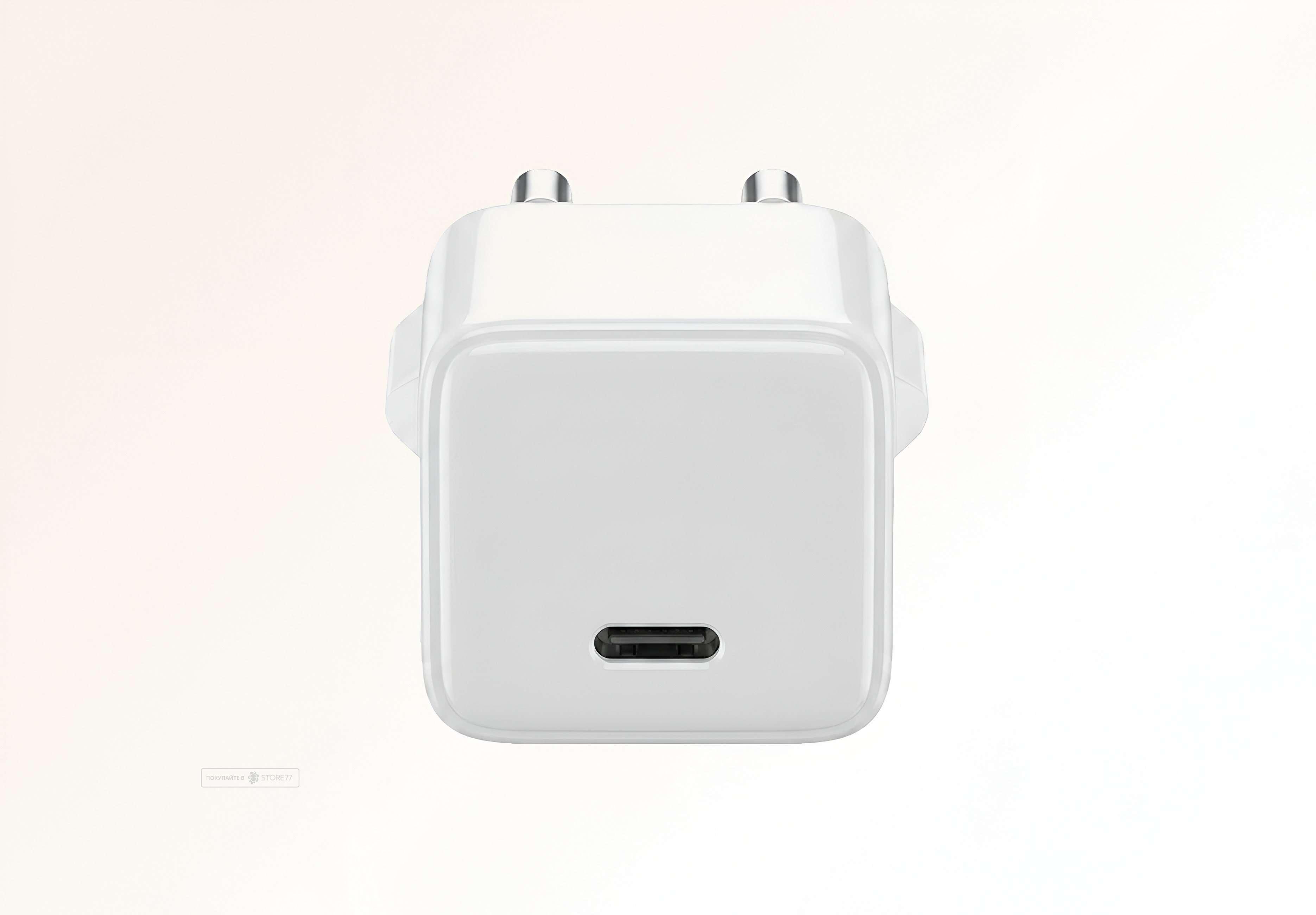 Сетевое зарядное устройство JUST USE 45 Вт GaN USB-С (Белое)