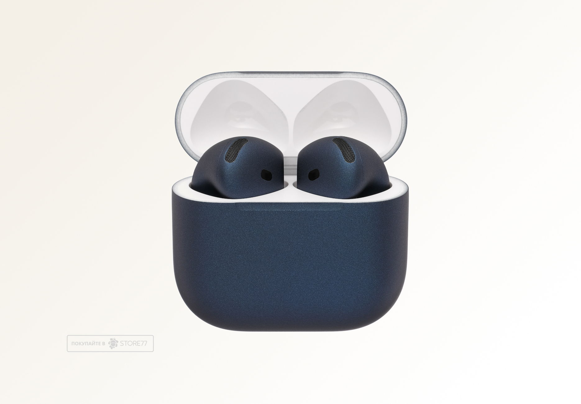 Беспроводные наушники Apple AirPods 4 с шумоподавлением (Темно-синий)