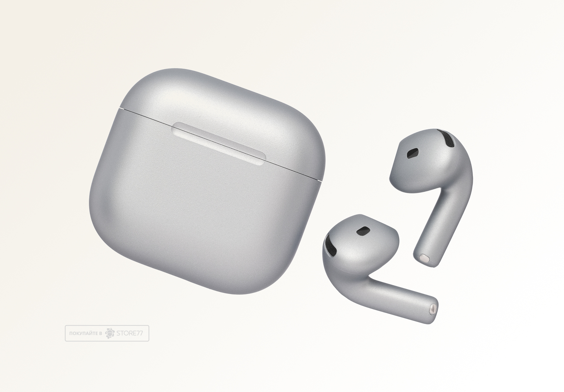 Беспроводные наушники Apple AirPods 4 (Серебристый)