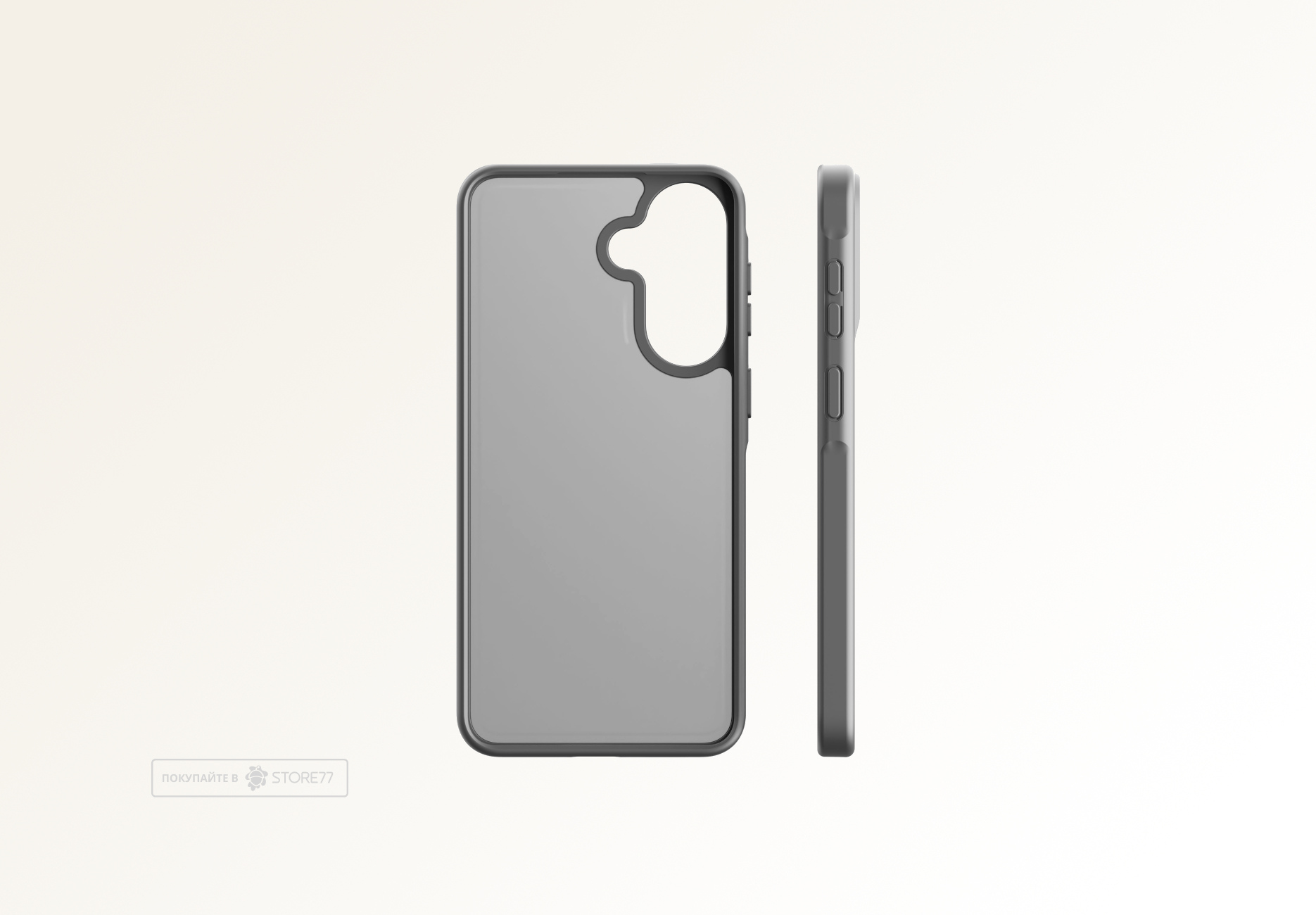 Чехол защитный VLP Haze Case для Samsung Galaxy A57 (Черный)