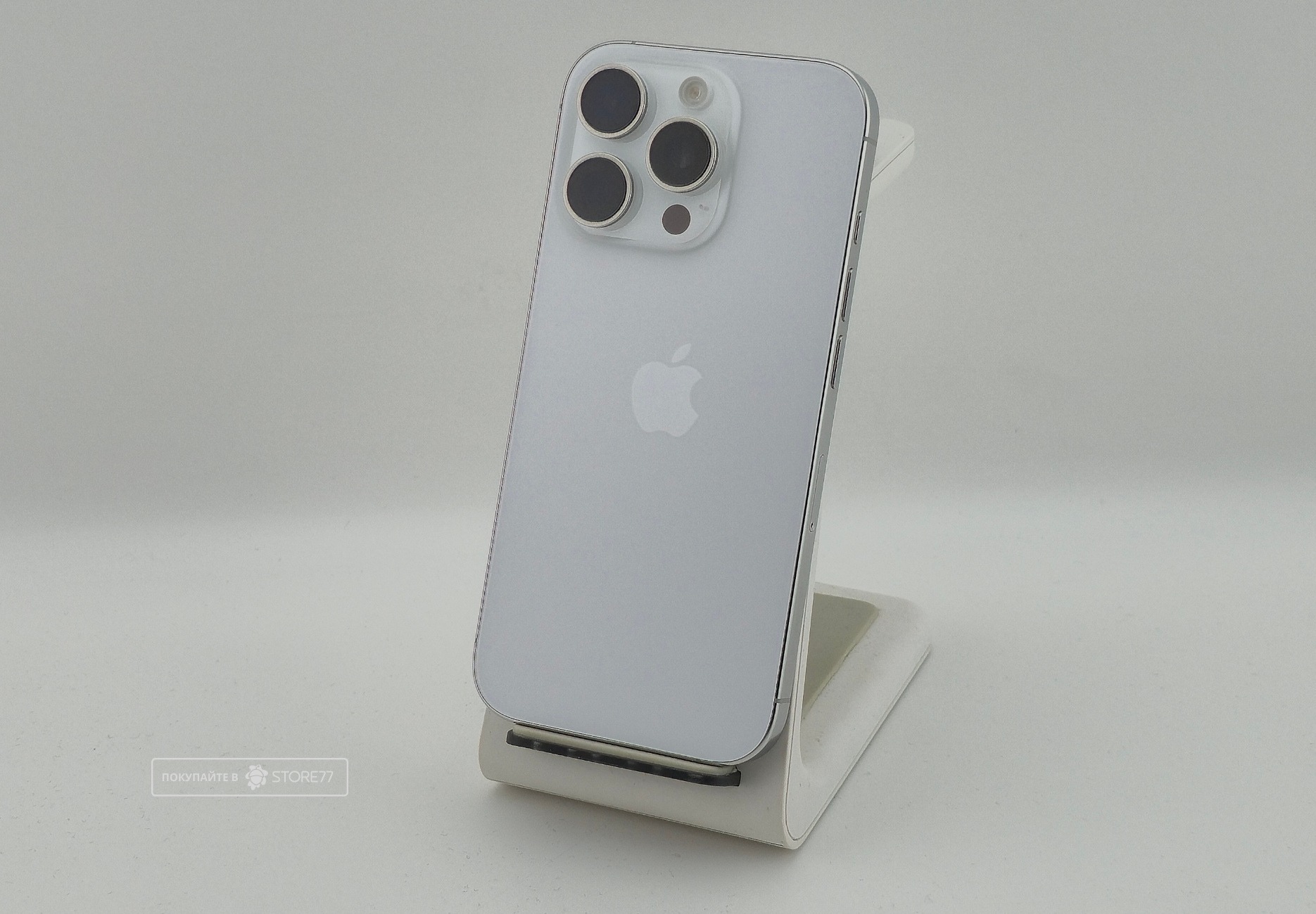 Телефон Apple iPhone 16 Pro 128 ГБ, цвет: белый титан (White Titanium) (Восстановленный)