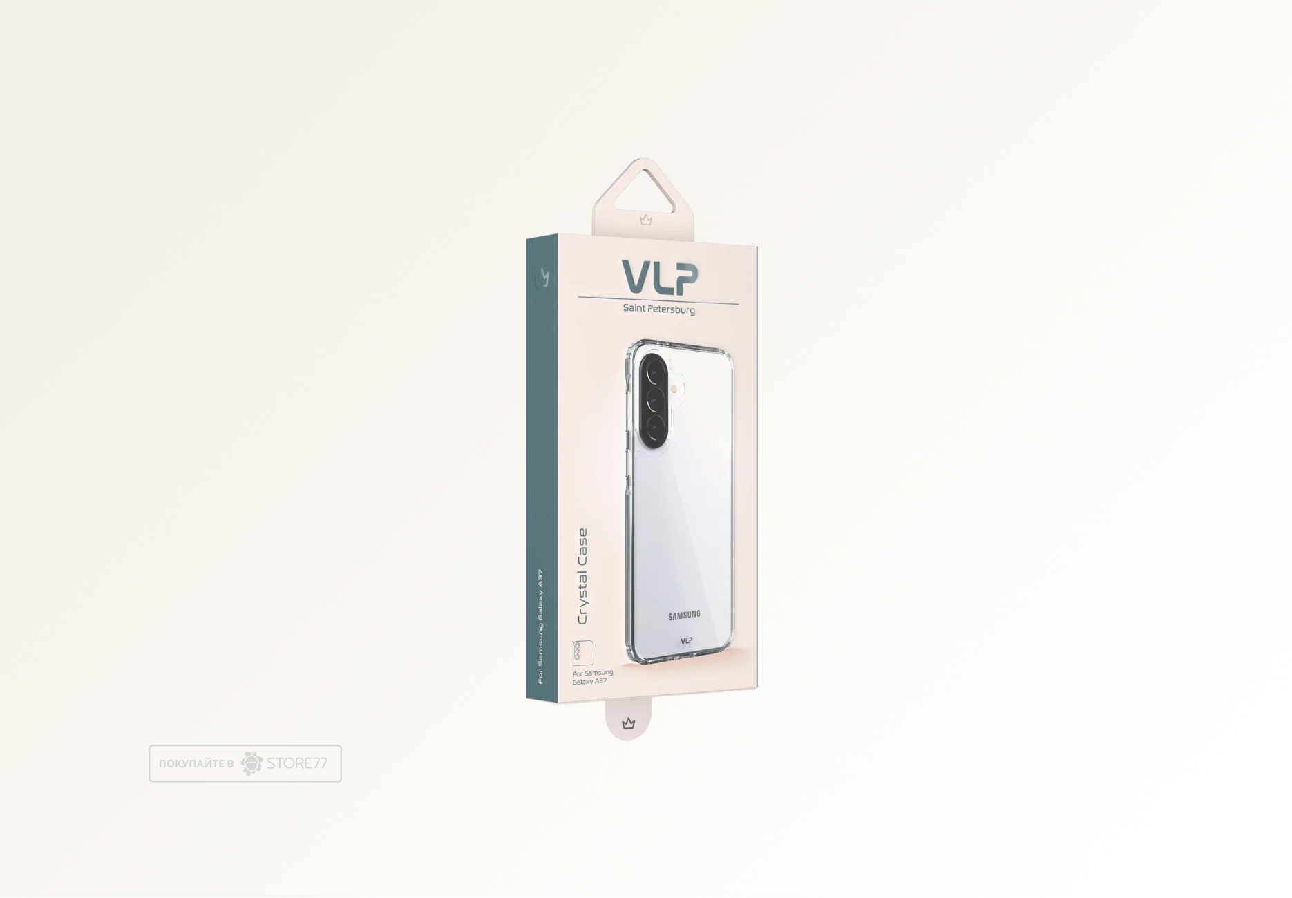 Чехол защитный VLP Crystal Case для Samsung Galaxy A37 (Прозрачный)