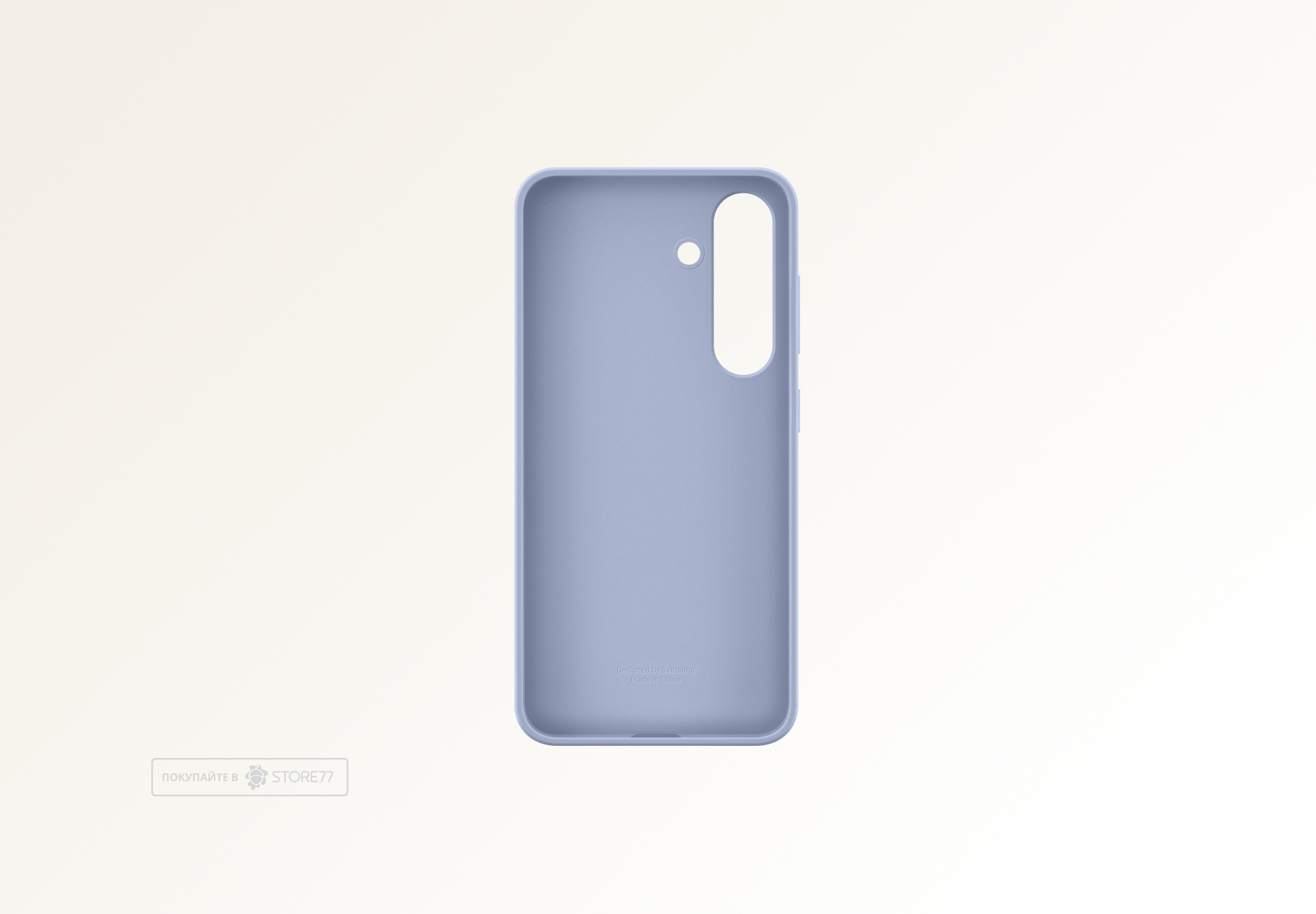 Чехол Samsung Silicone Case для Samsung Galaxy S25+ (Голубой)