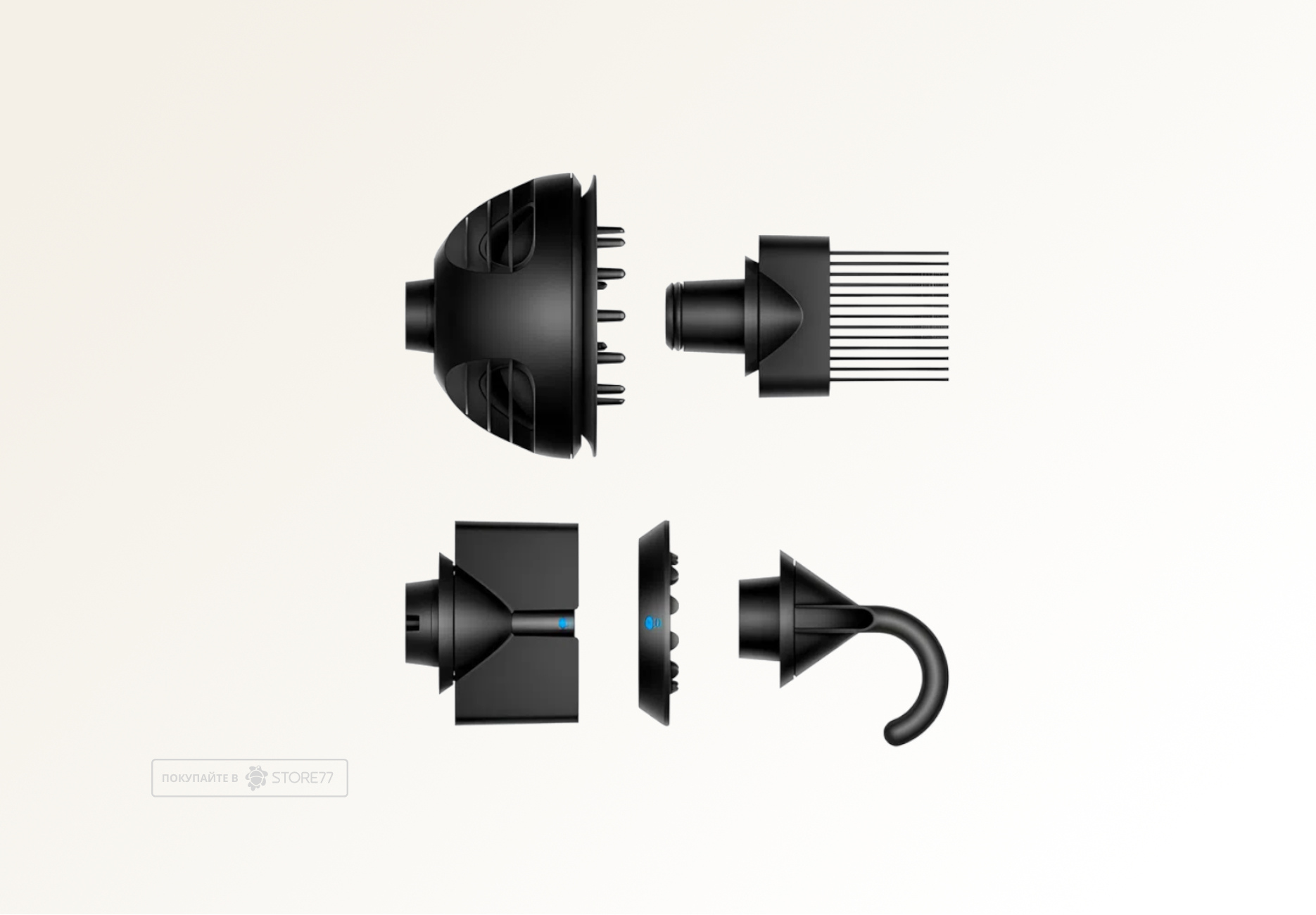 Фен Dyson Supersonic Nural HD16 для кудрявых волос (Curly+Coily), цвет: керамическая патина/топаз (Ceramic Patina/Topaz) вилка EU