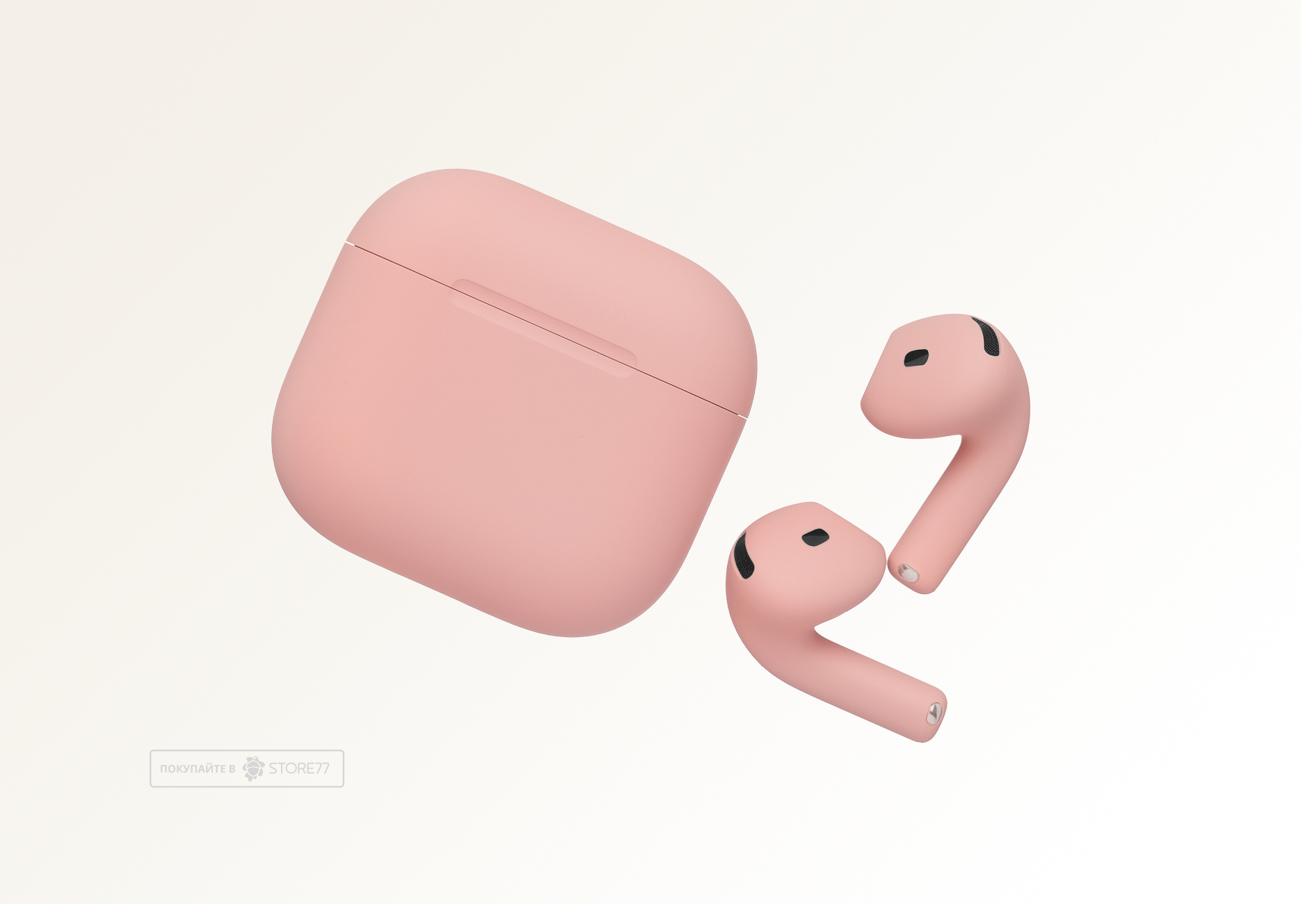 Беспроводные наушники Apple AirPods 4 с шумоподавлением (Розовый песок)