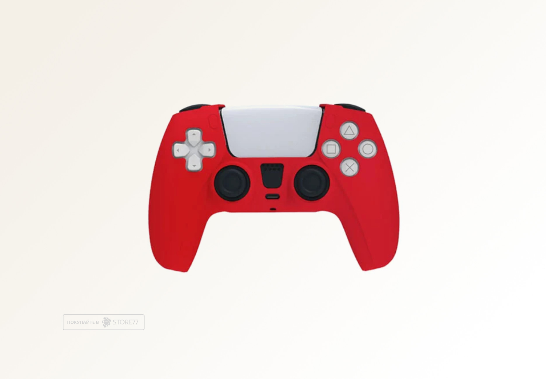 Силиконовый чехол DOBE для геймпада Sony DualSense для PlayStation 5 (PS5) (Красный)