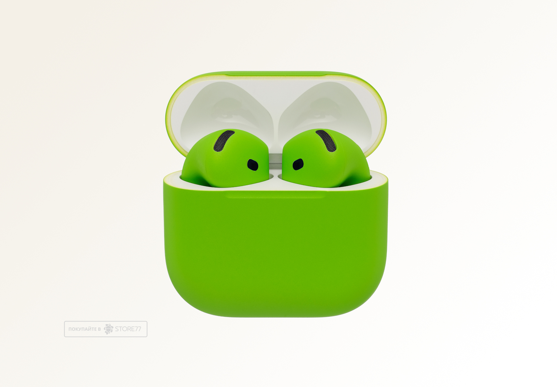 Беспроводные наушники Apple AirPods 4 с шумоподавлением (Салатовый)
