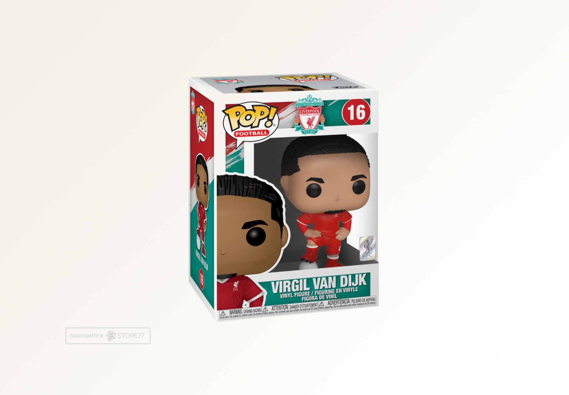 Фигурка Funko POP! Football Liverpool Virgil Van Dijk (16)