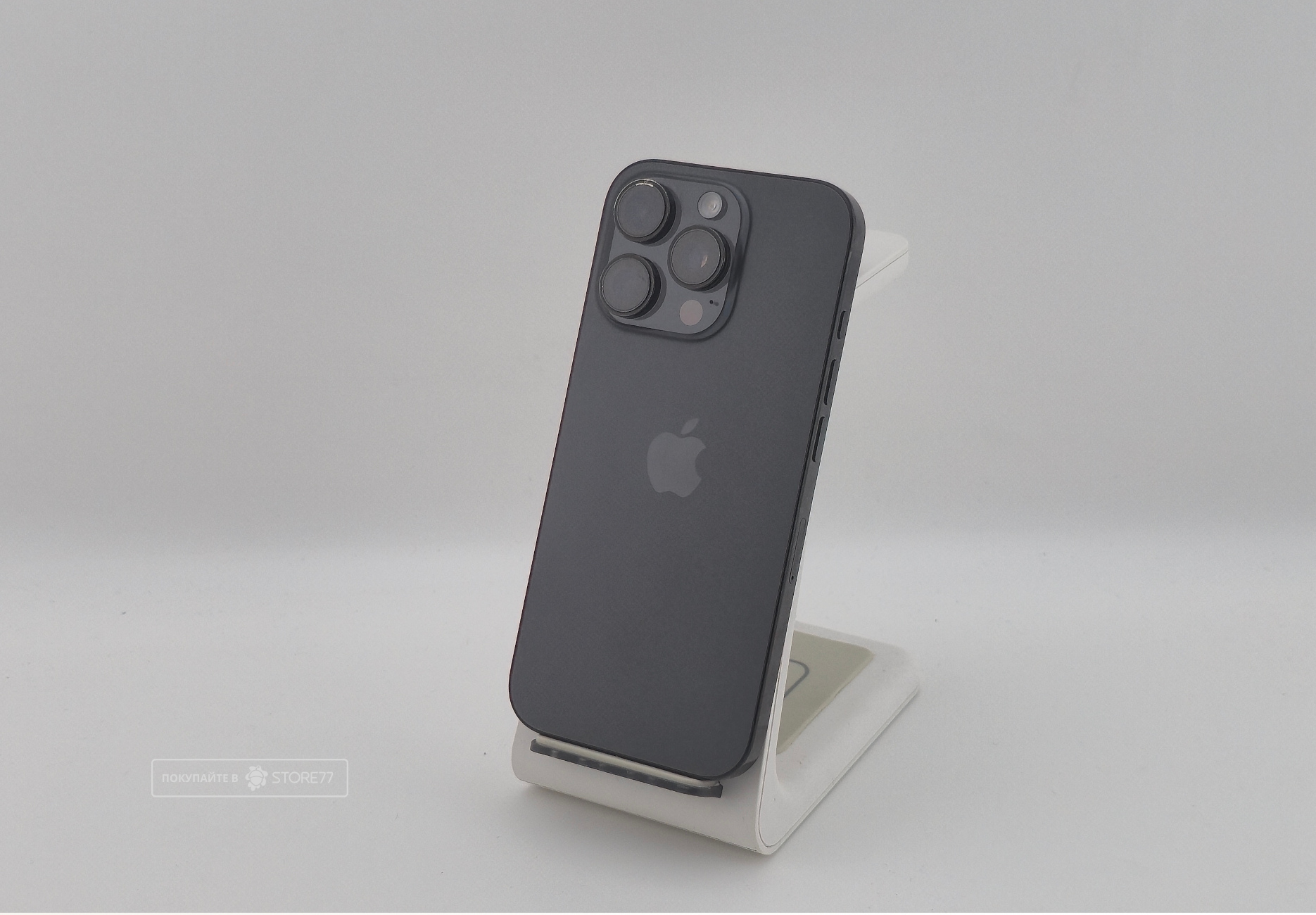 Телефон Apple iPhone 16 Pro 128 ГБ, цвет: черный титан (Black Titanium) (Восстановленный)