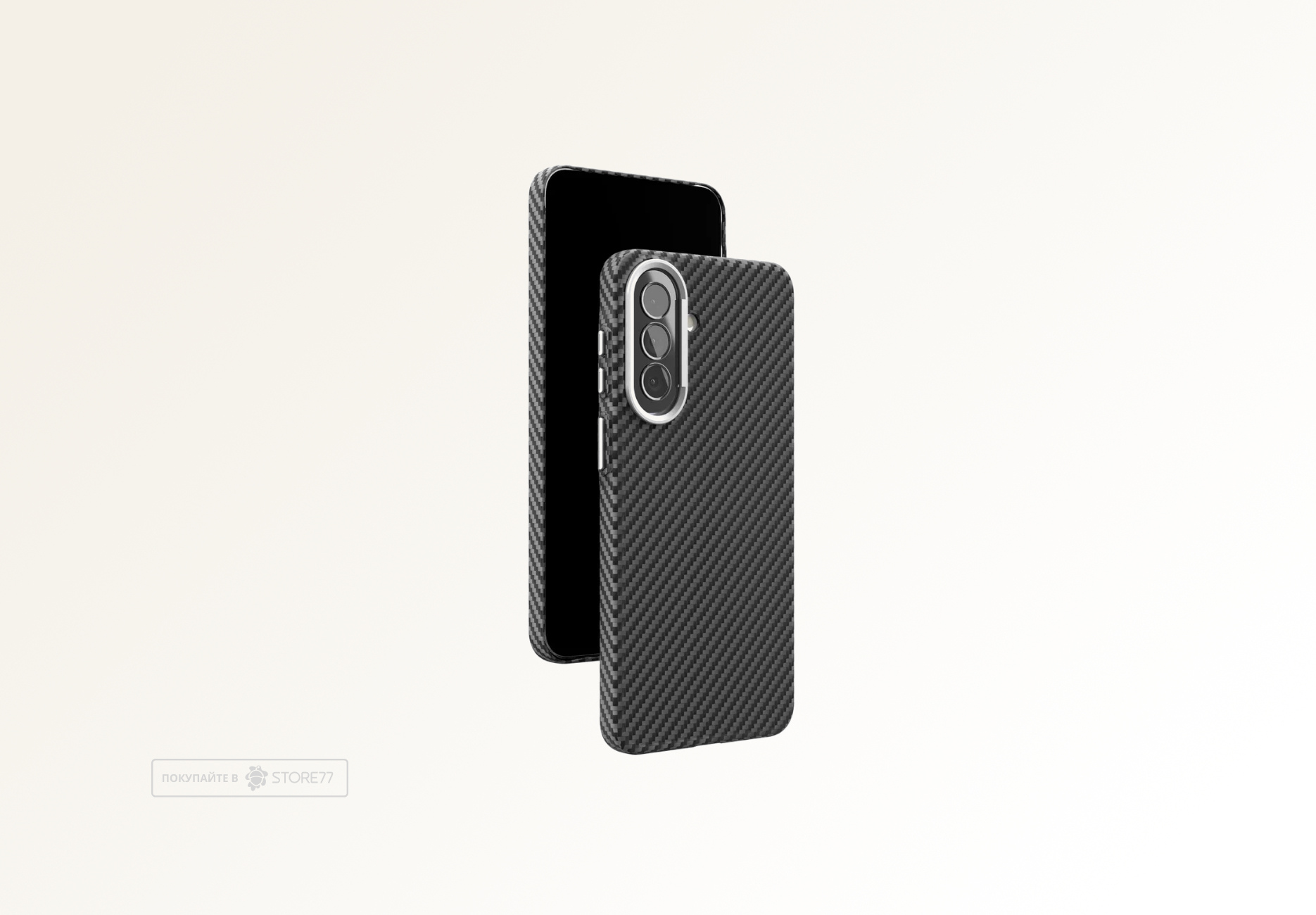 Чехол защитный VLP Grid Case для Samsung Galaxy A37 (Черный)