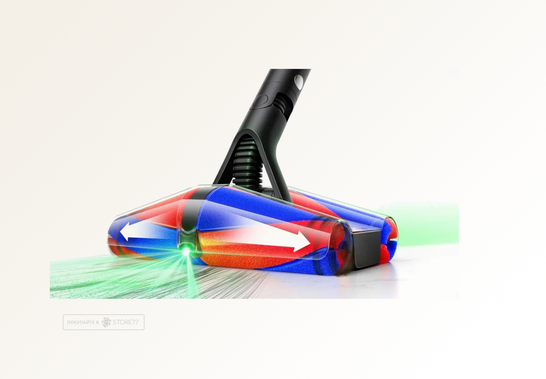 Беспроводной пылесос Dyson PencilVac Fluffycone, цвет: черный (Black) Вилка EU